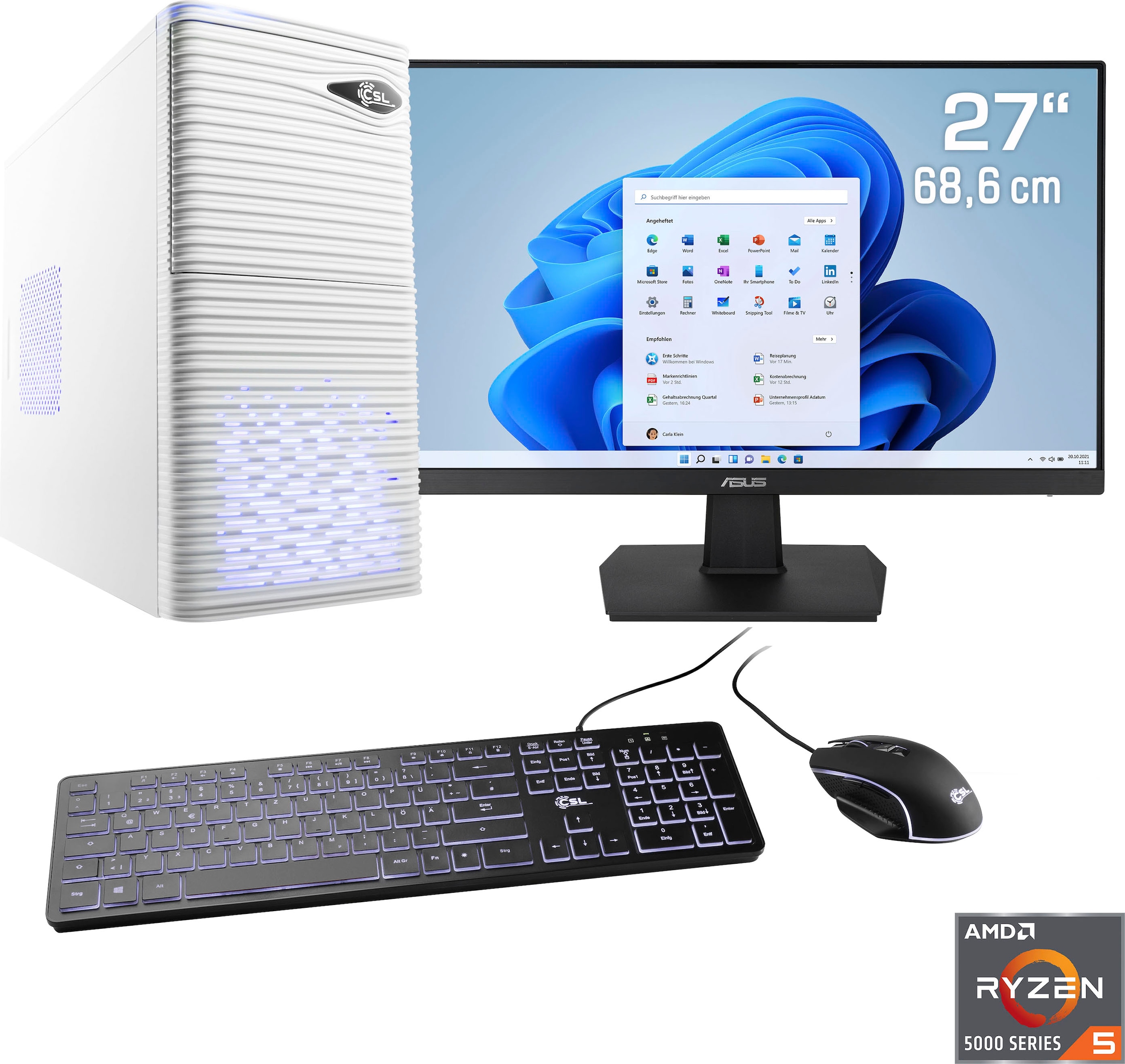 CSL Gaming-PC-Komplettsystem »Sprint V28128«