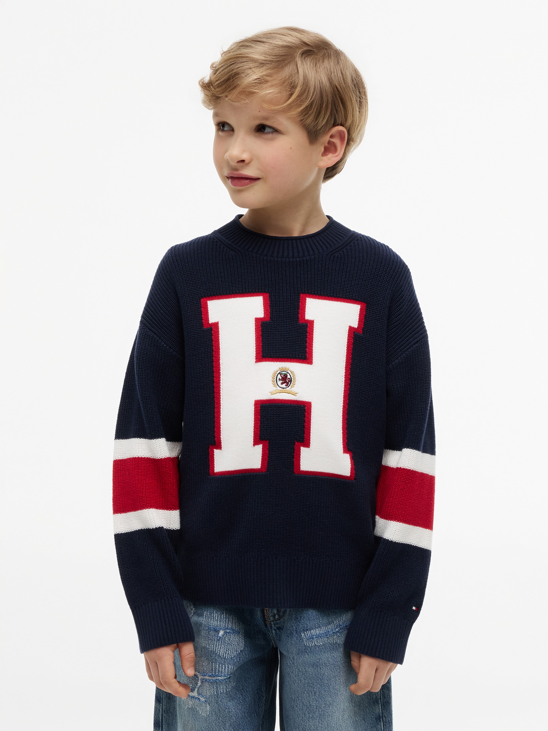 Tommy Hilfiger Strickpullover Kinder bis 16 Jahre, Druck