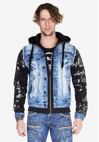 Cipo & Baxx Cipo & Baxx Jeansjacke su glitzernden ...