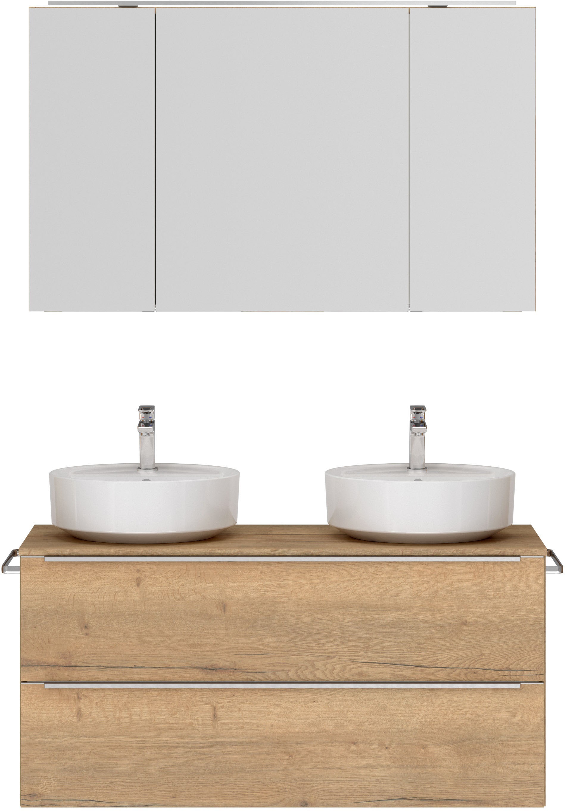 nobilia Badmöbel-Set "Alvene" vormontiert, mit Soft-Close, 2 Stk. tlg. günstig online kaufen