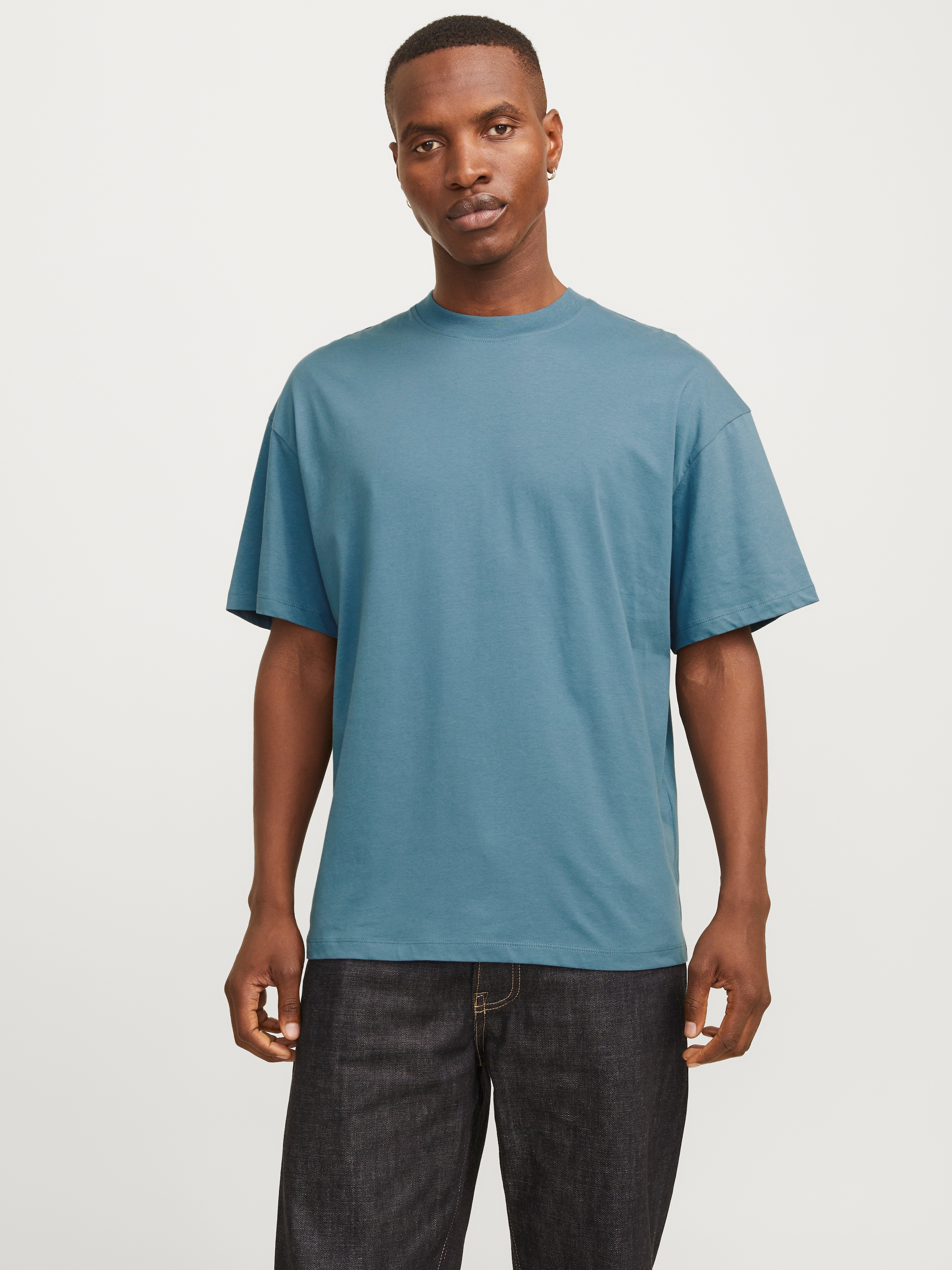 Jack & Jones Oversize-Shirt "JJEBRADLEY Oversize T-Shirt mit klassischem Ru günstig online kaufen