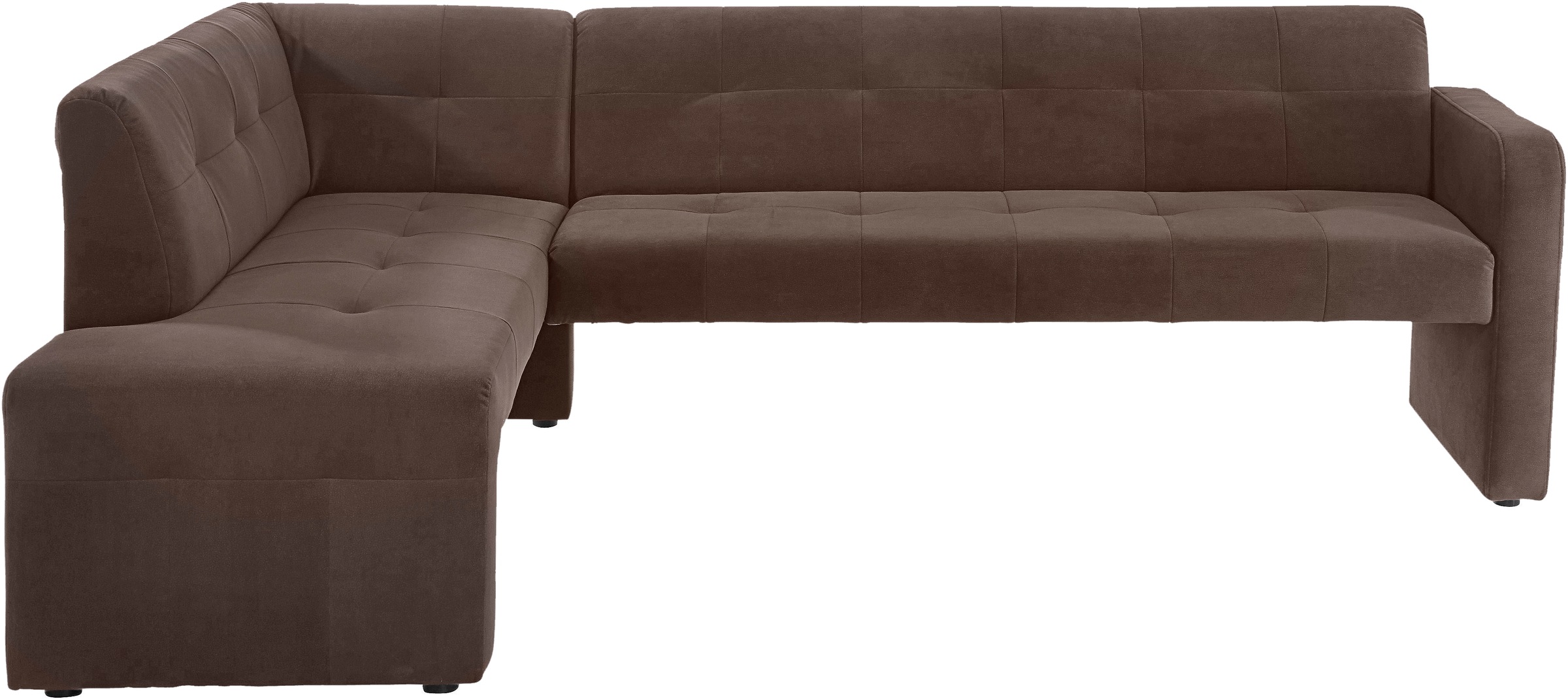 exxpo - sofa fashion Eckbank »Barista, bequem und elegant, hohe Bodenfreiheit,«, moderne Sitz- und Rückenverarbeitung, frei im Raum stellbar