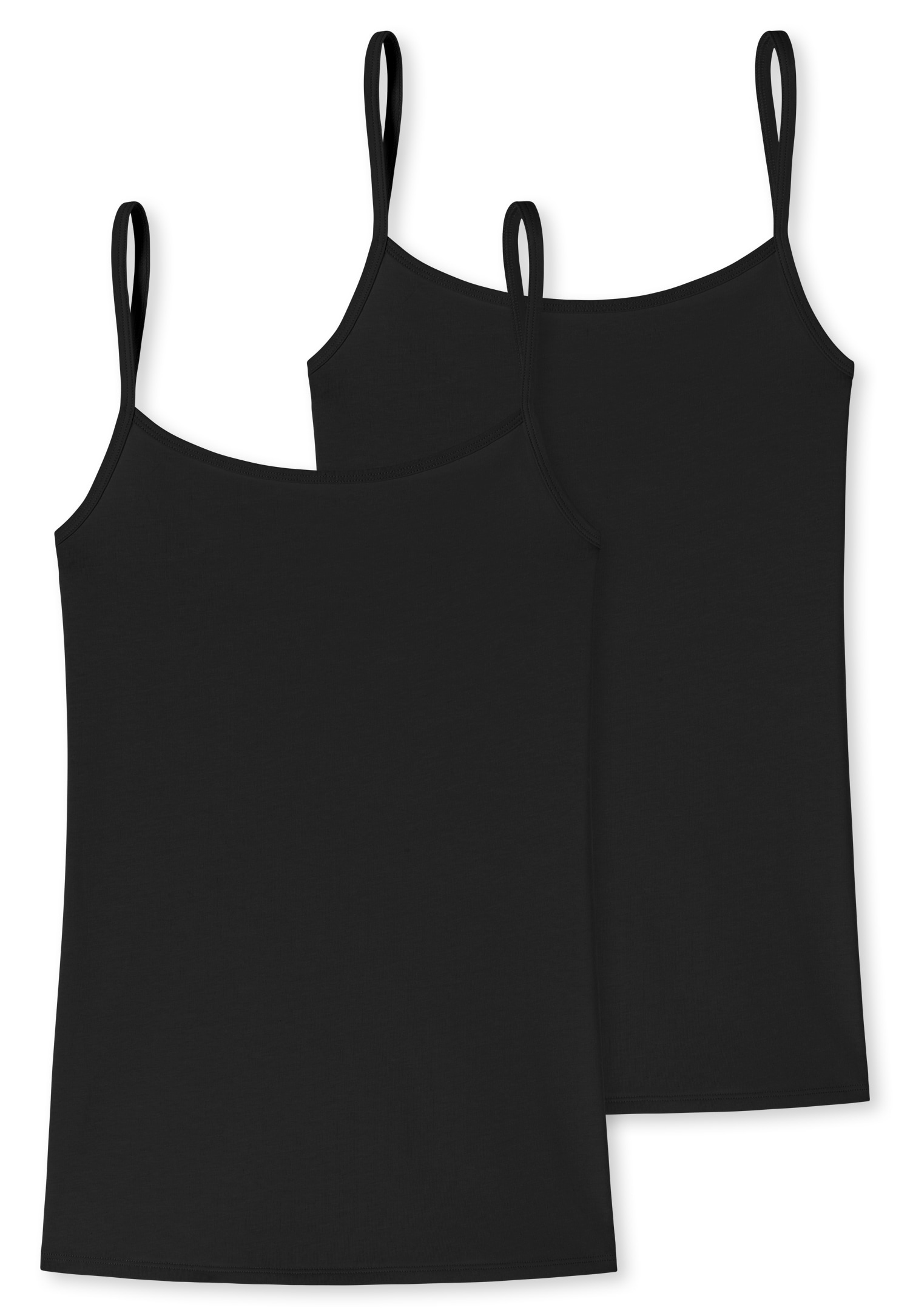 uncover by SCHIESSER Spaghettitop "Uncover Cotton" tiefer Rundhalsausschnit günstig online kaufen