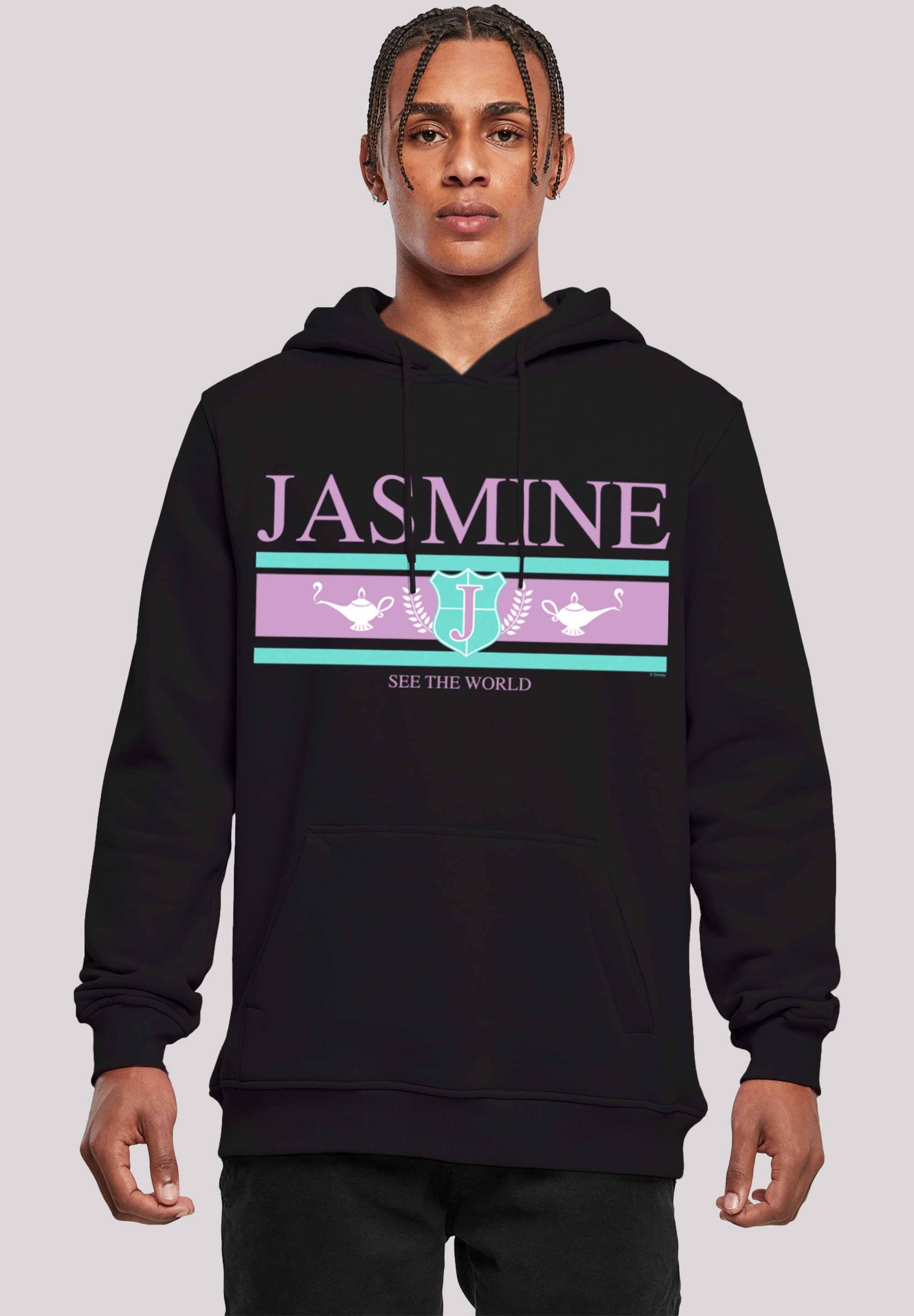 F4NT4STIC Kapuzenpullover "Disney Jasmine See The World", Print günstig online kaufen