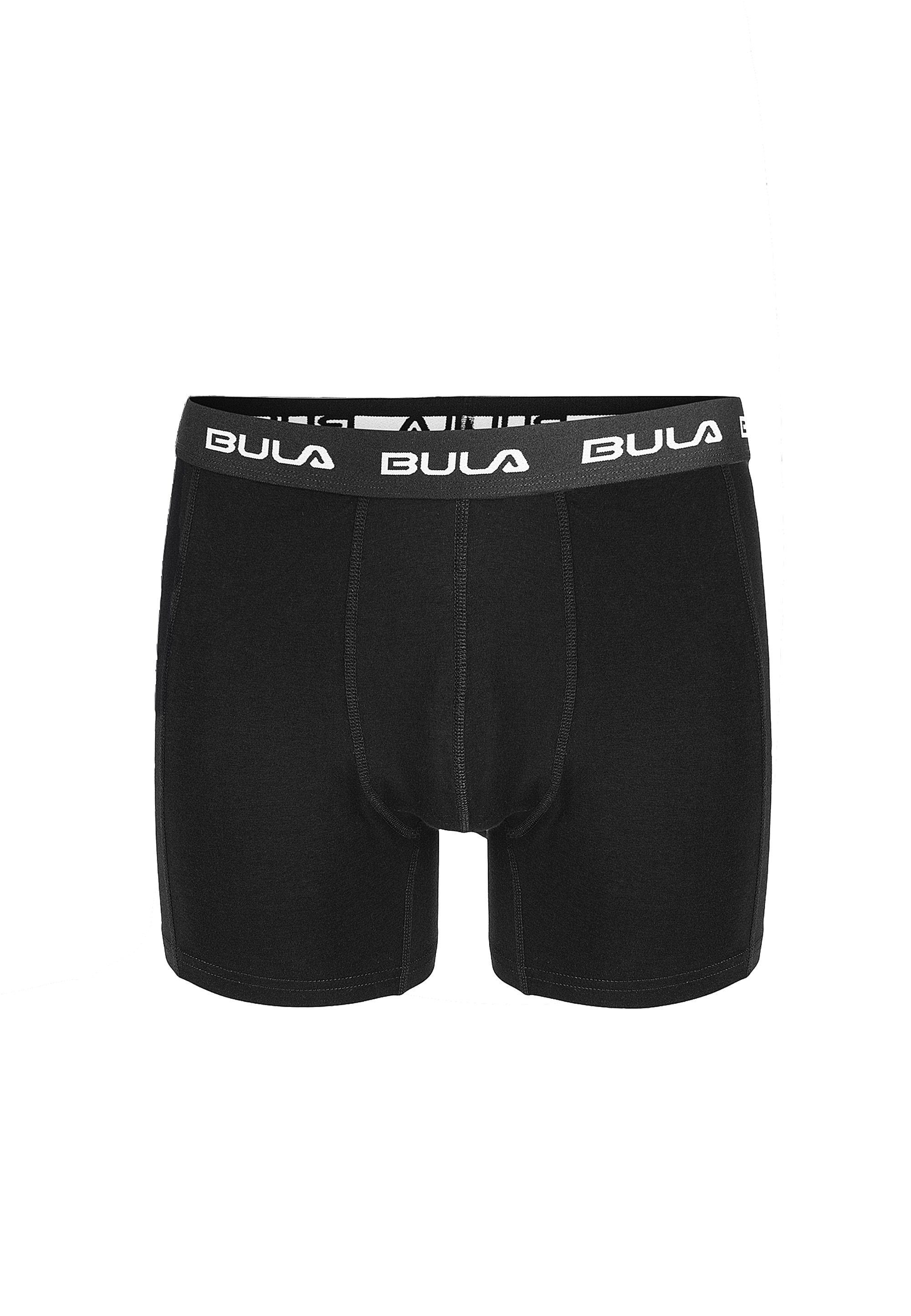BULA Boxershorts »Frame«, (3 St.), im 3er-Pack mit Flatlock-Nähten