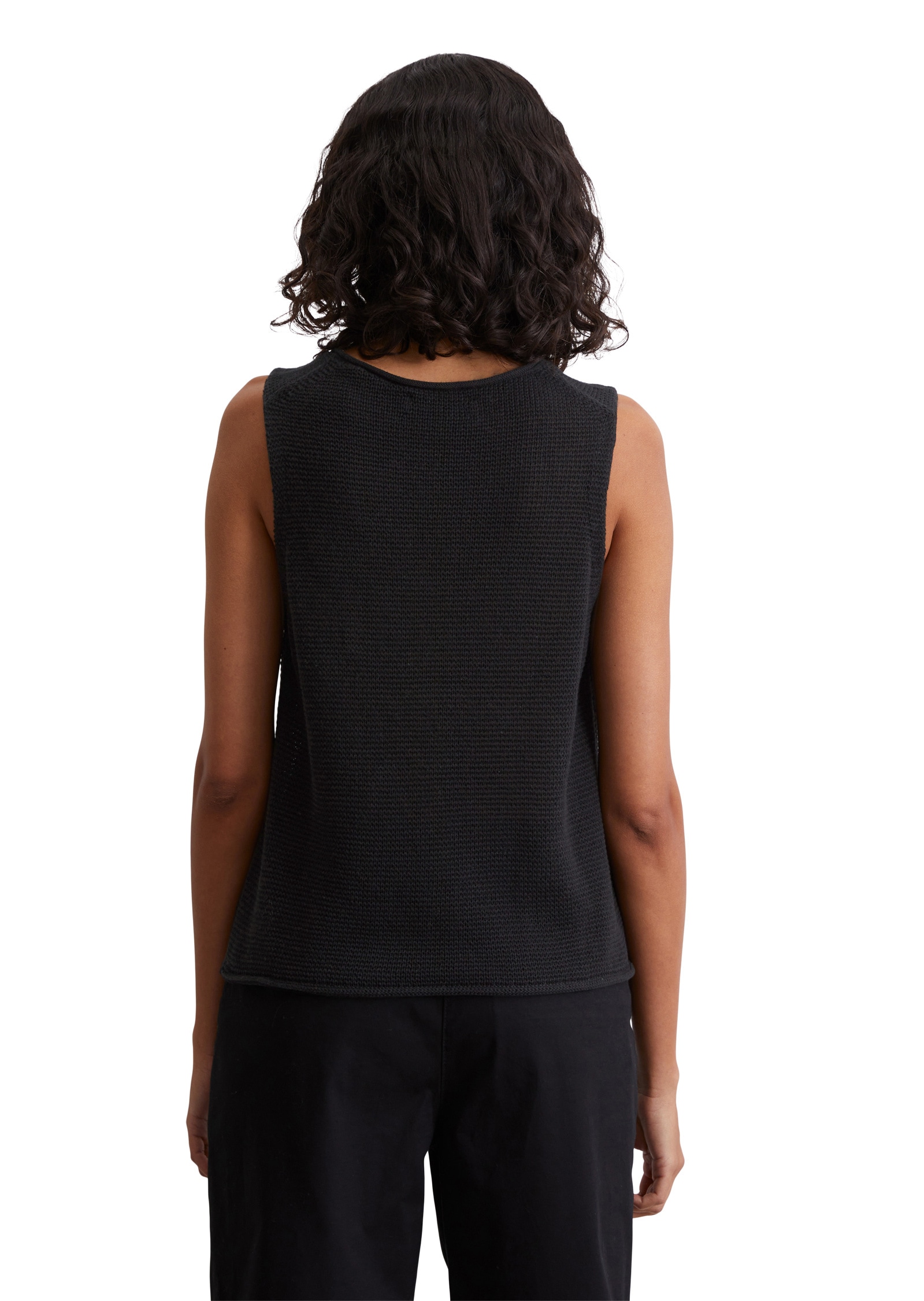 Marc O'Polo V-Ausschnitt-Pullover »aus Heavy-Weight-Organic-Cotton«