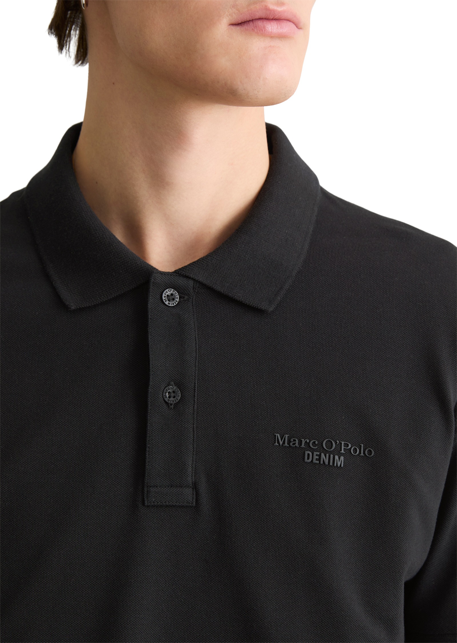 Marc O'Polo DENIM Poloshirt »aus reiner Bio-Baumwolle«