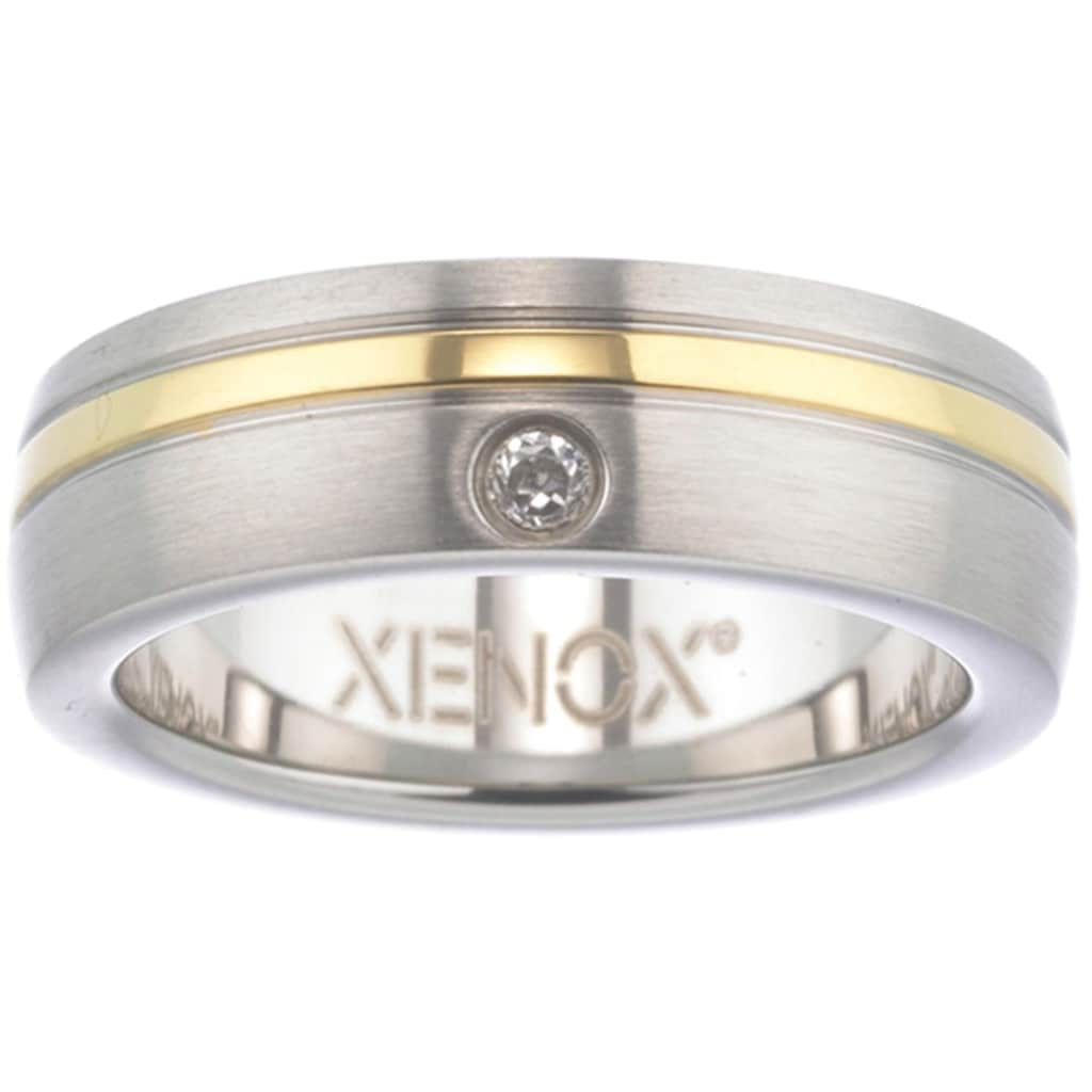 XENOX Partnerring »Geschenk "LIEBE" Xenox & Friends, X1681, X1682«, wahlweise mit oder ohne Zirkonia