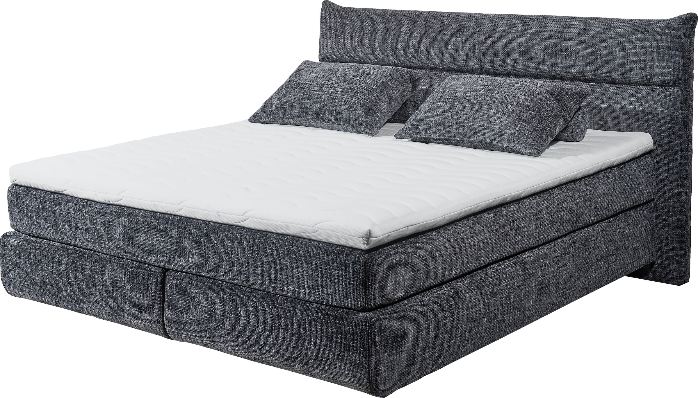 ED EXCITING DESIGN Boxspringbett »Zandvoort«, mit Wendematratze, 180x200cm