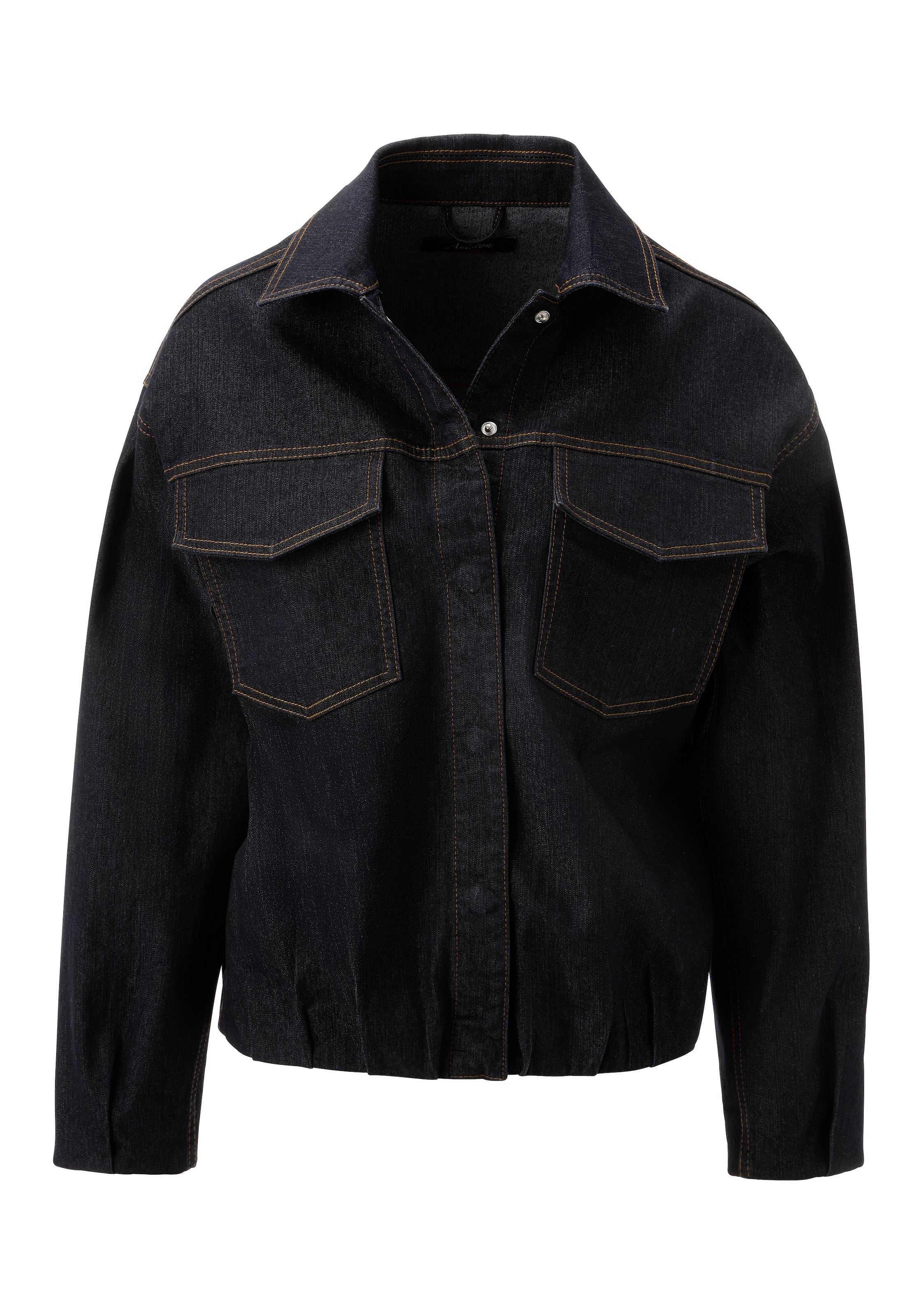 Aniston CASUAL Jeansjacke, mit verdeckten Druckknöpfen zu schließen - NEUE KOLLEKTION