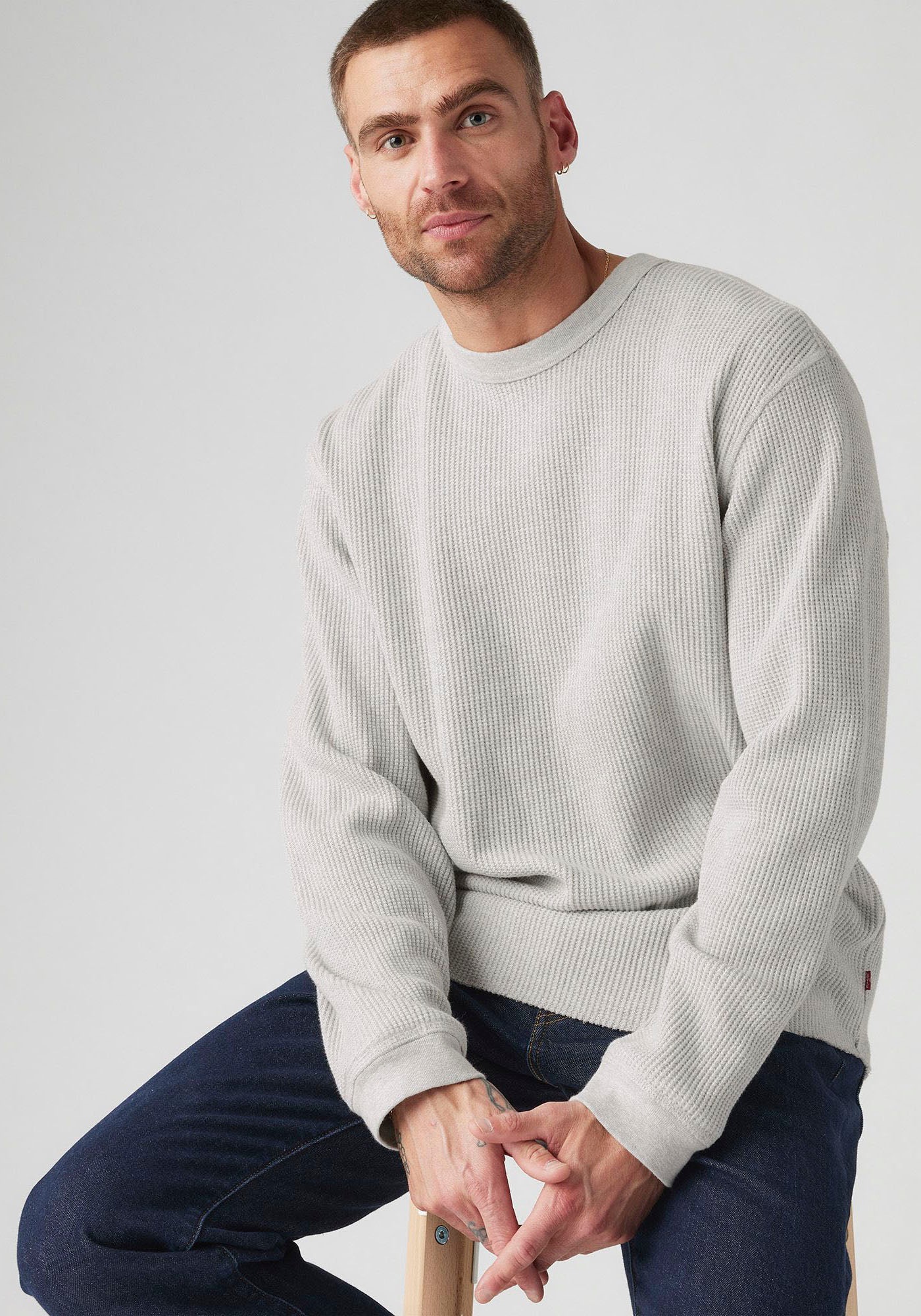 Levis Langarmshirt Waffelstruktur günstig online kaufen