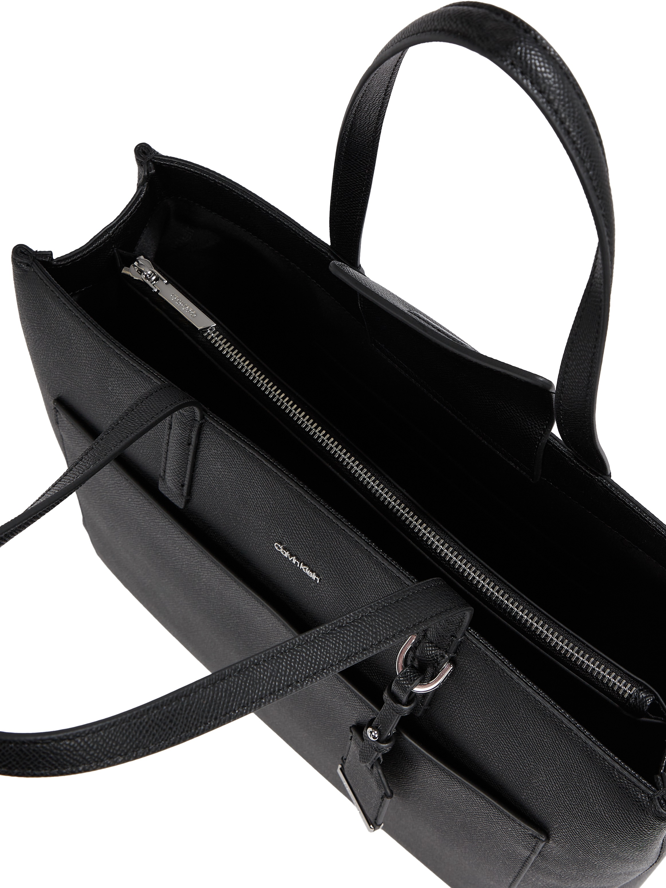 Calvin Klein Shopper »CK MUST MEDIUM SHOPPER_CAVIAR«, Schultertasche Damen, Henkeltasche, Umhängetasche Damen