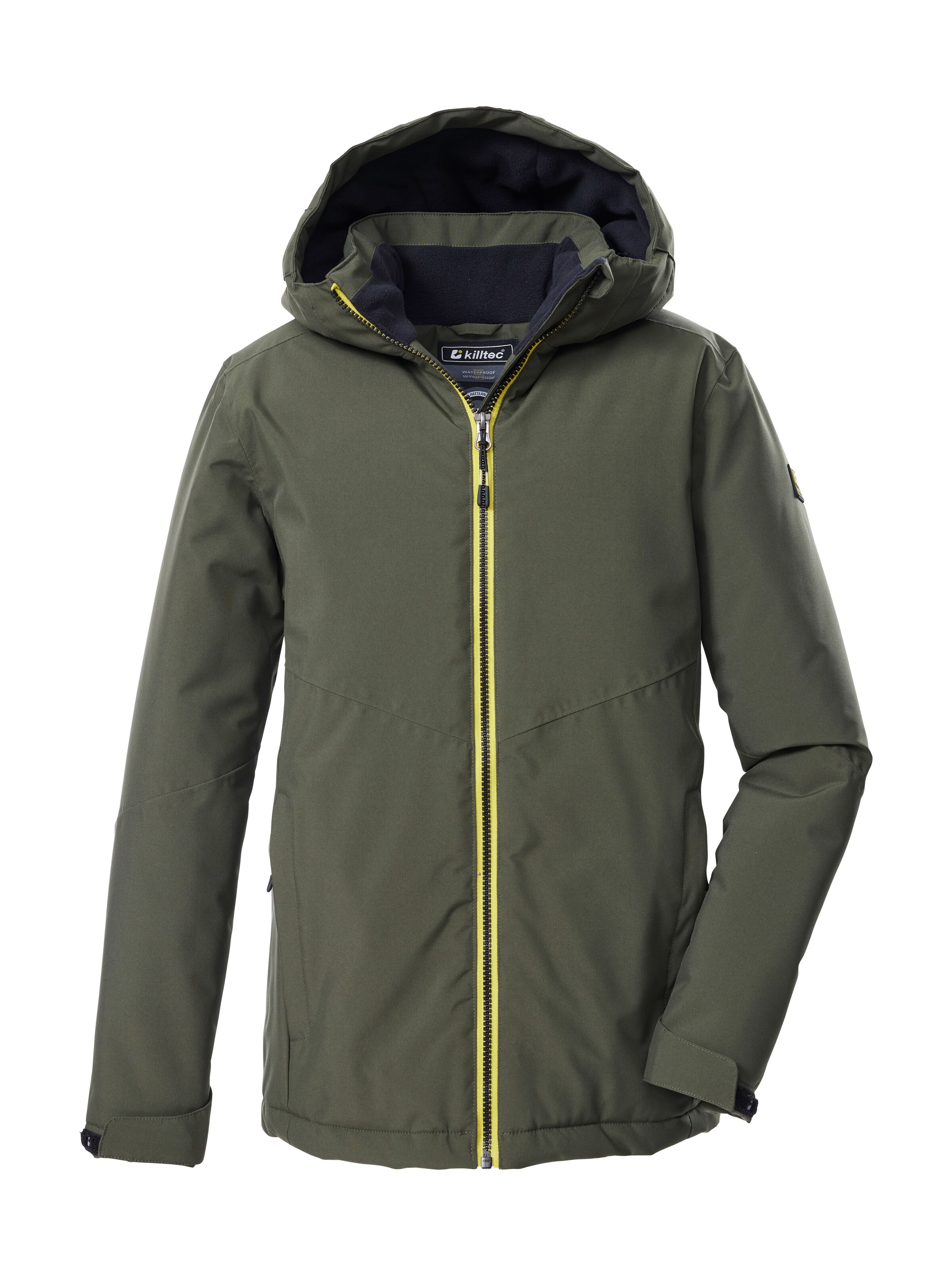 Killtec Funktionsjacke "KOW 221 BYS JCKT" Wind- und wasserdichte Kinderjacke mit verstellbarer Kapuze
