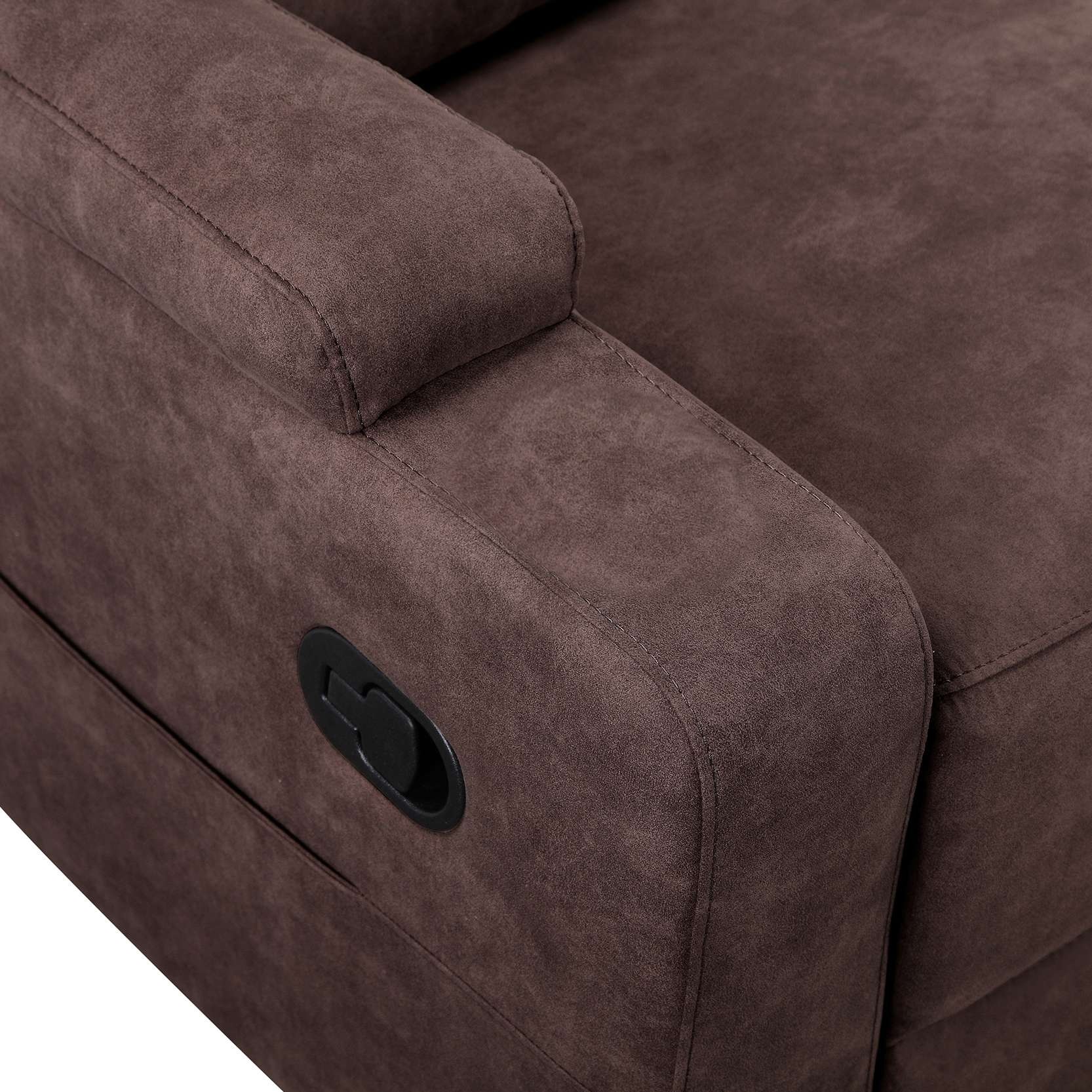 OTTO home Ecksofa »NAPORI Microfaser, Multimediasofa, L-Form« man. oder elektr. Relaxfuntion, USB-A bei elektr. Variante, Staukasten