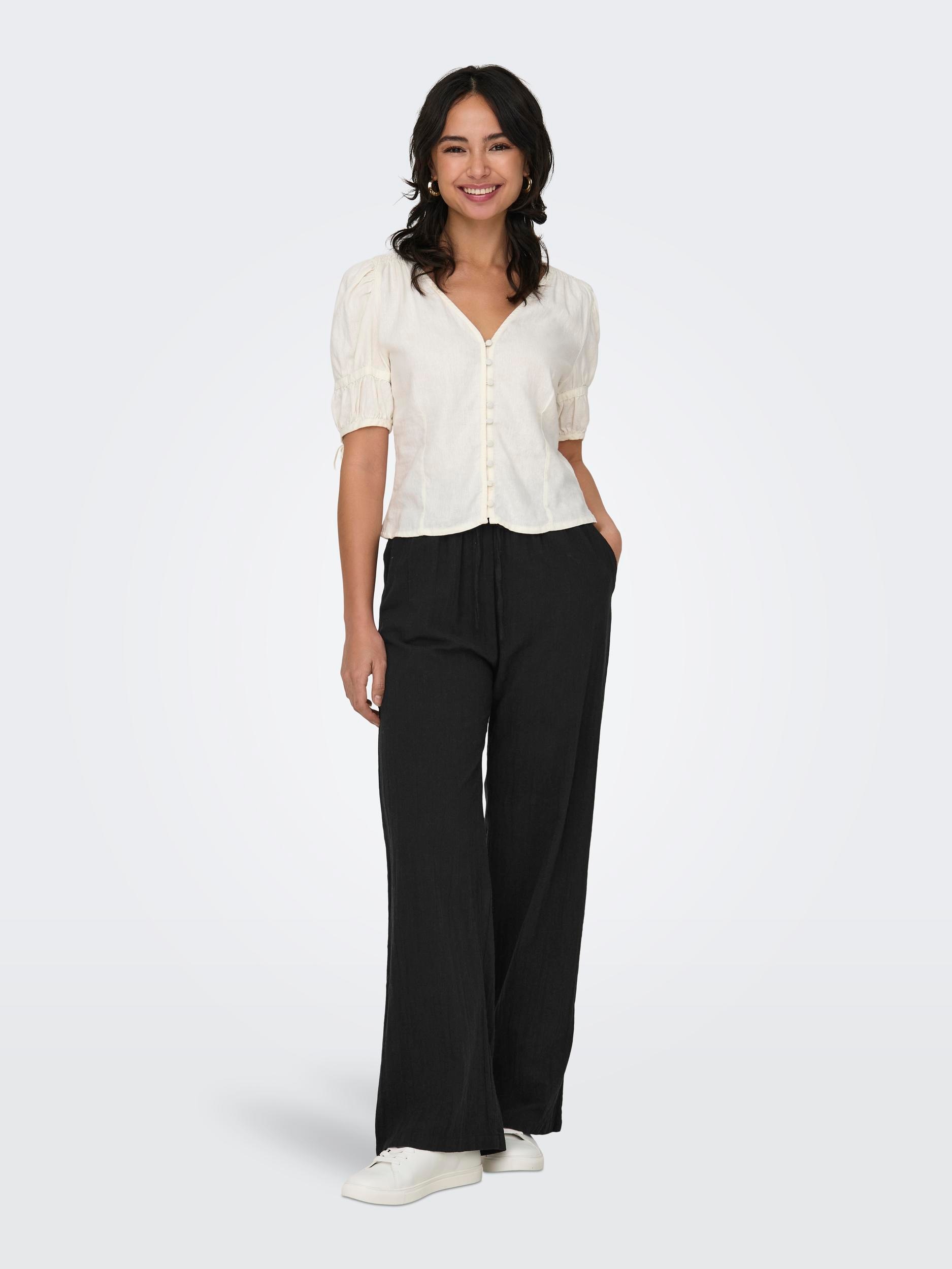 ONLY Schlupfhose »ONLTIZANA COTTON LOOSE PANTS WVN«