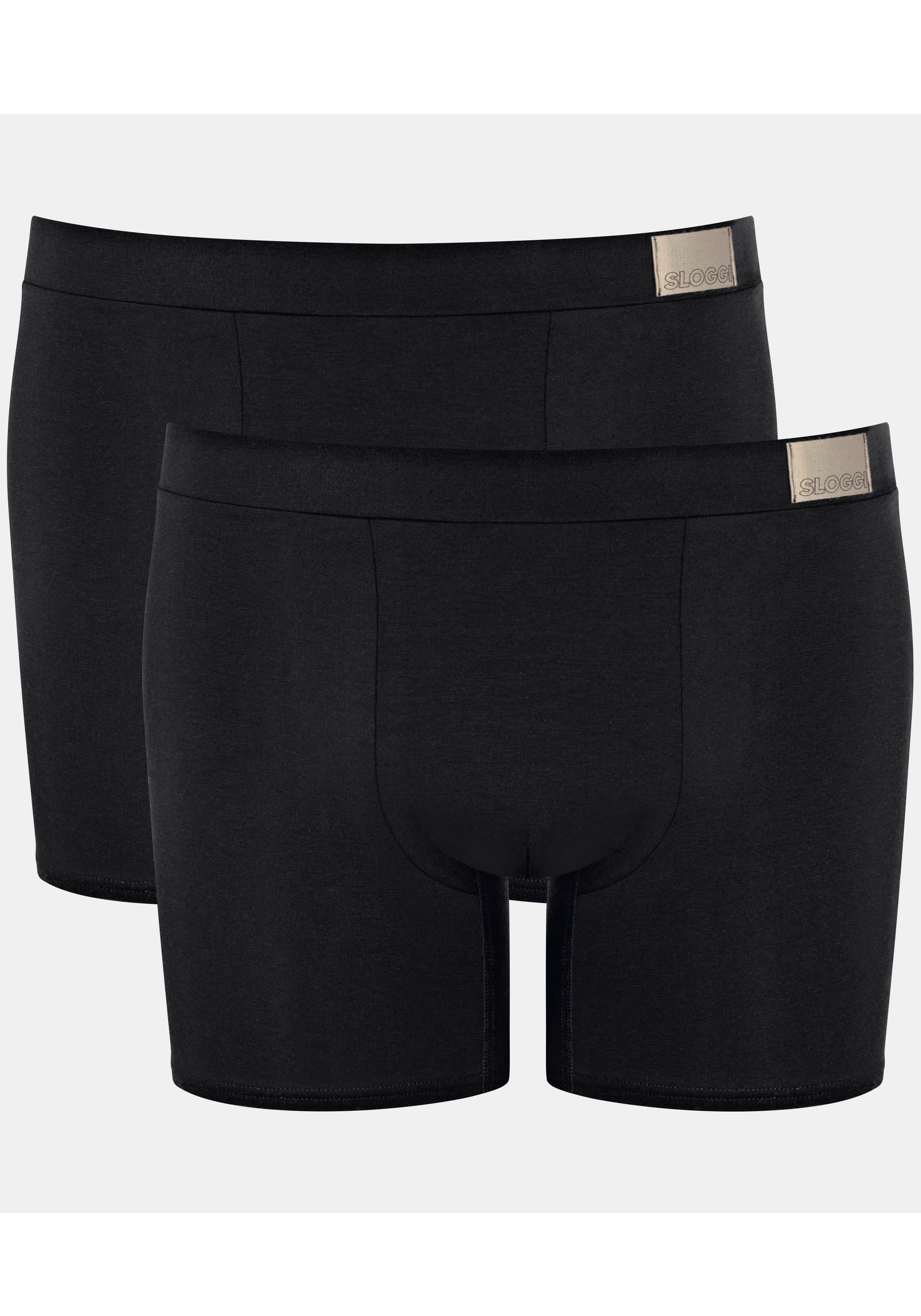 sloggi Boxershorts "Men GO Natural" 2er Pack, 2 tlg., mit langem Bein, eng günstig online kaufen