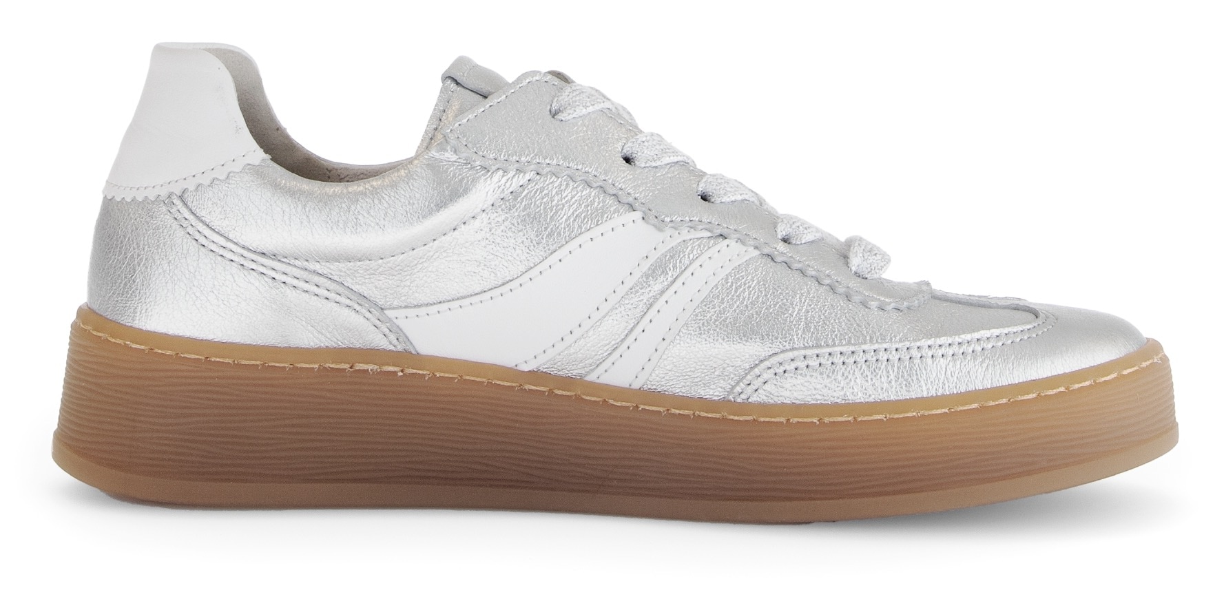 Gabor Plateausneaker »FLORENZ«, Freizeitschuh, Halbschuh, Schnürer in bequemer Schuhweite G (=weit)