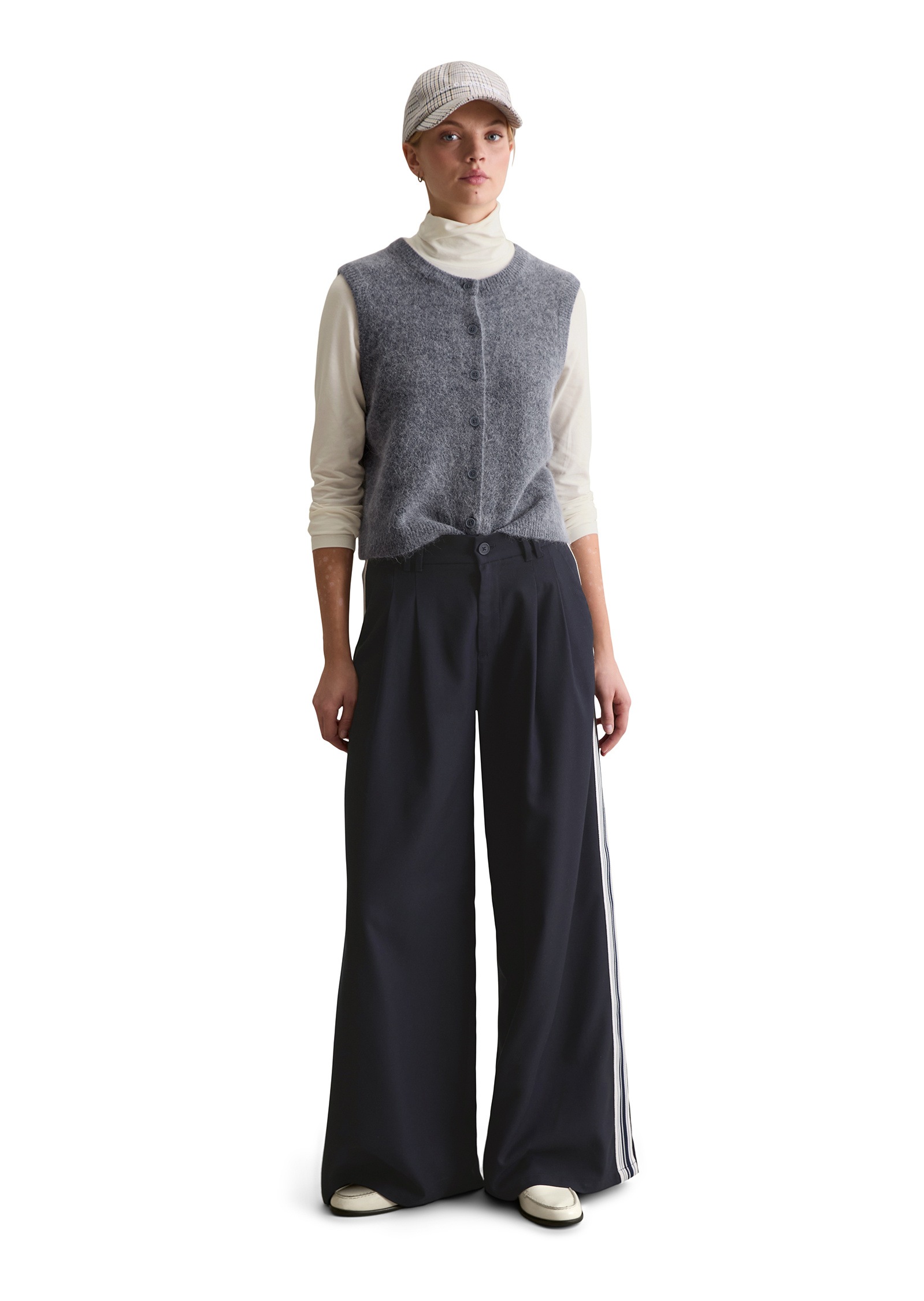 Marc O'Polo DENIM Strickweste »aus Alpakawolle-Wolle-Mix«