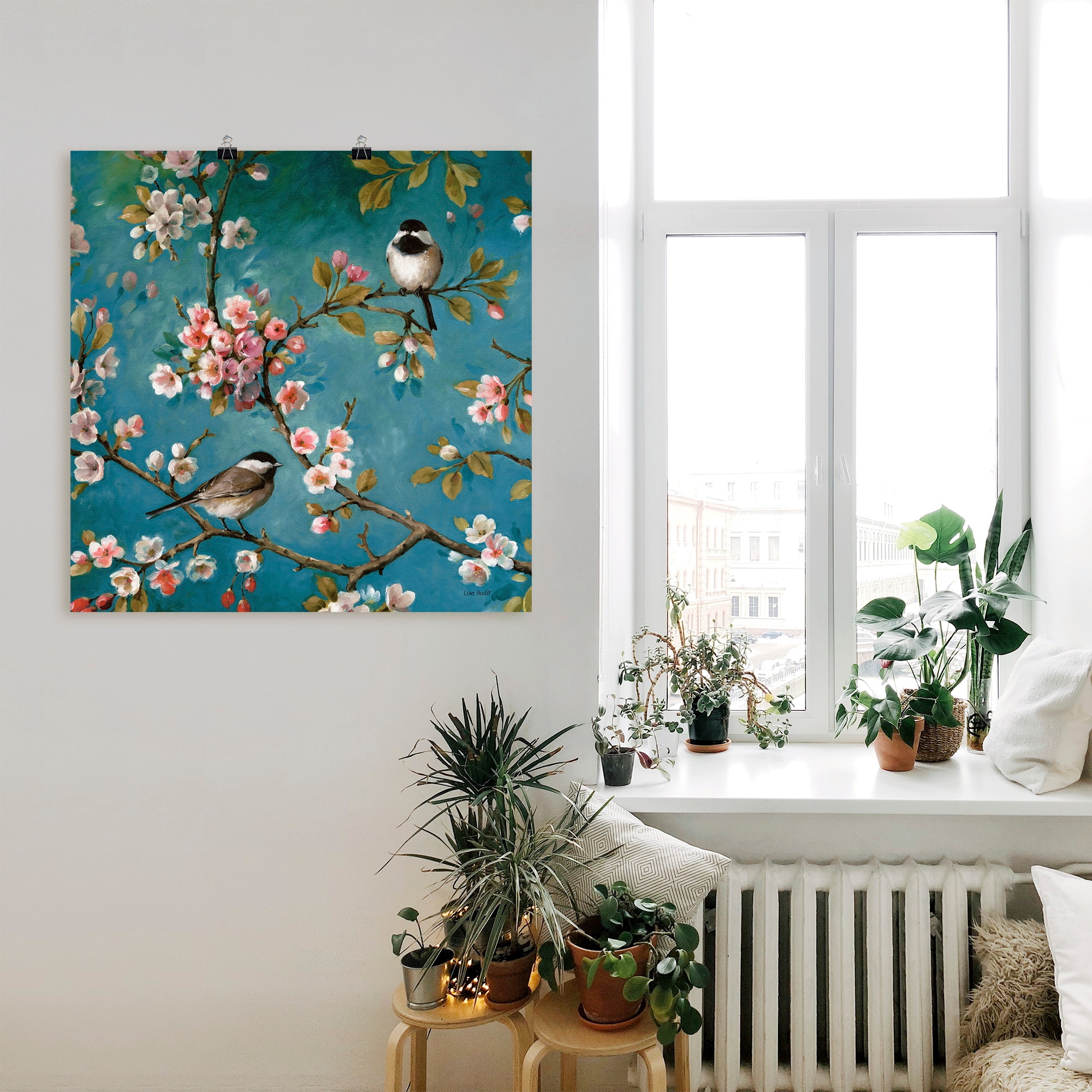 (1 als Blumen, BAUR Wandaufkleber kaufen Poster Wandbild oder Leinwandbild, »Blüte II«, versch. Größen in | St.), Artland