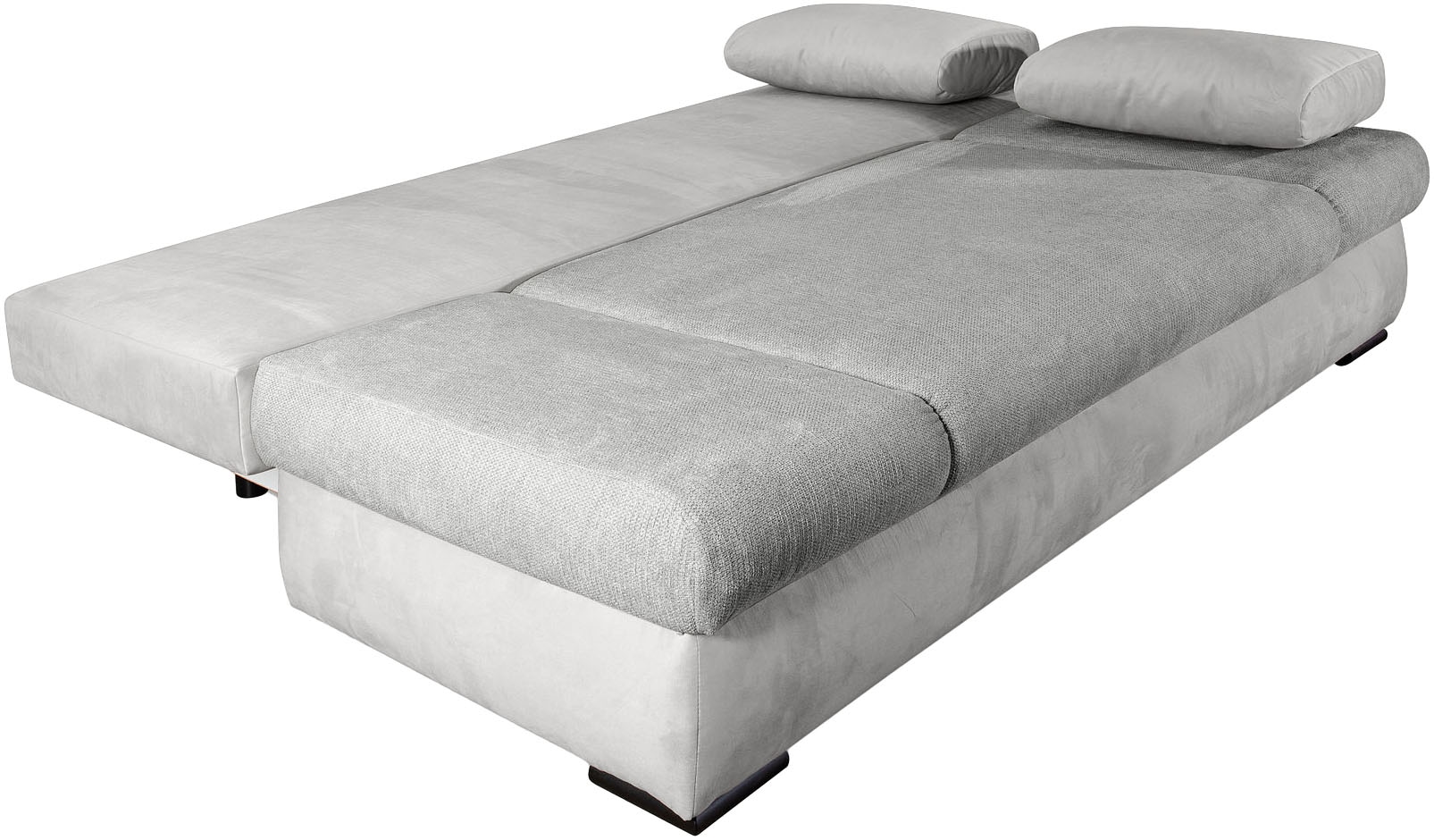 COLLECTION AB Schlafsofa »Chicago mit Bettfunktion, Schlafcouch«, inklusive Bettkasten, Cord-Samt Bezug, anthrazit