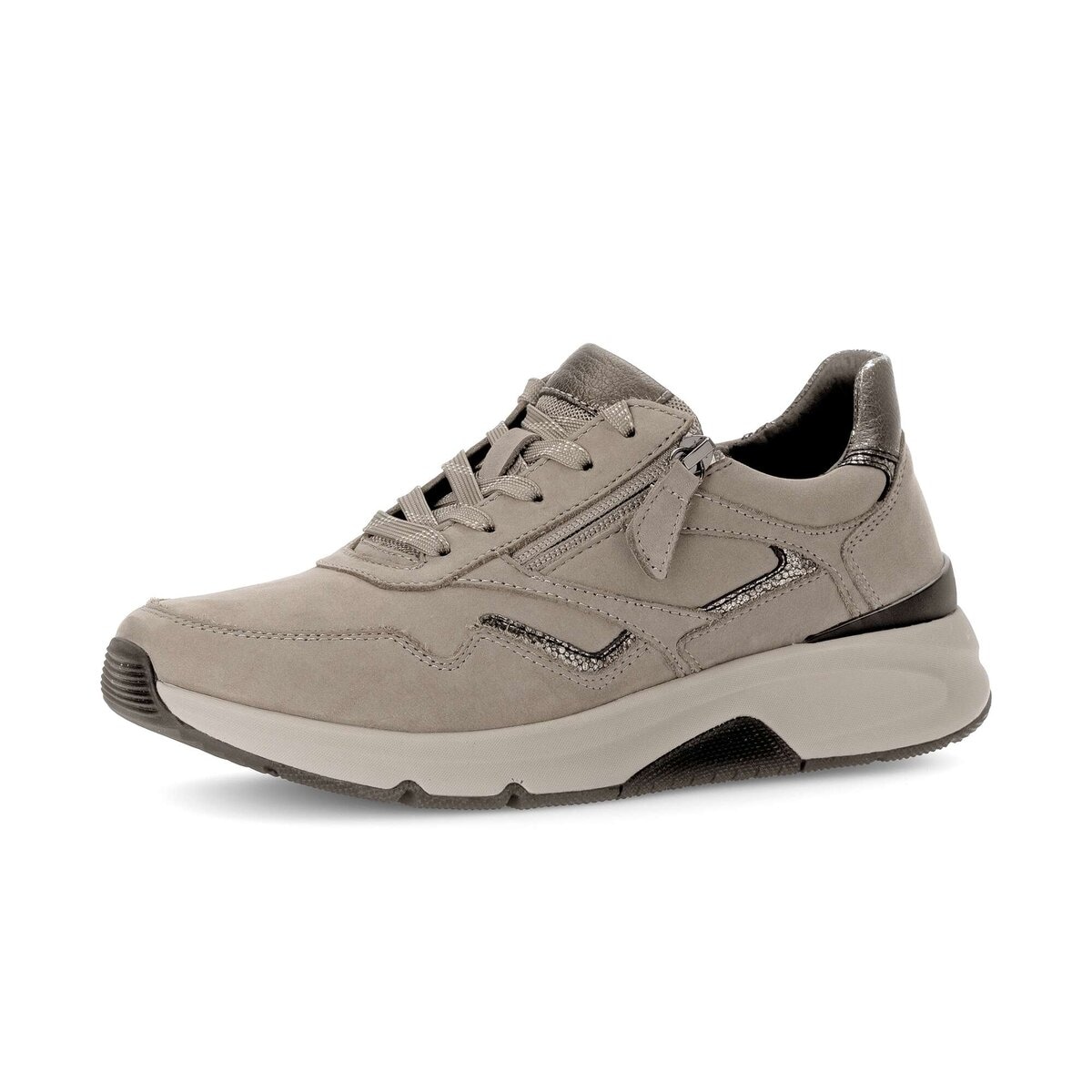 Gabor Sneaker "Sneaker low Materialmix Leder" günstig online kaufen