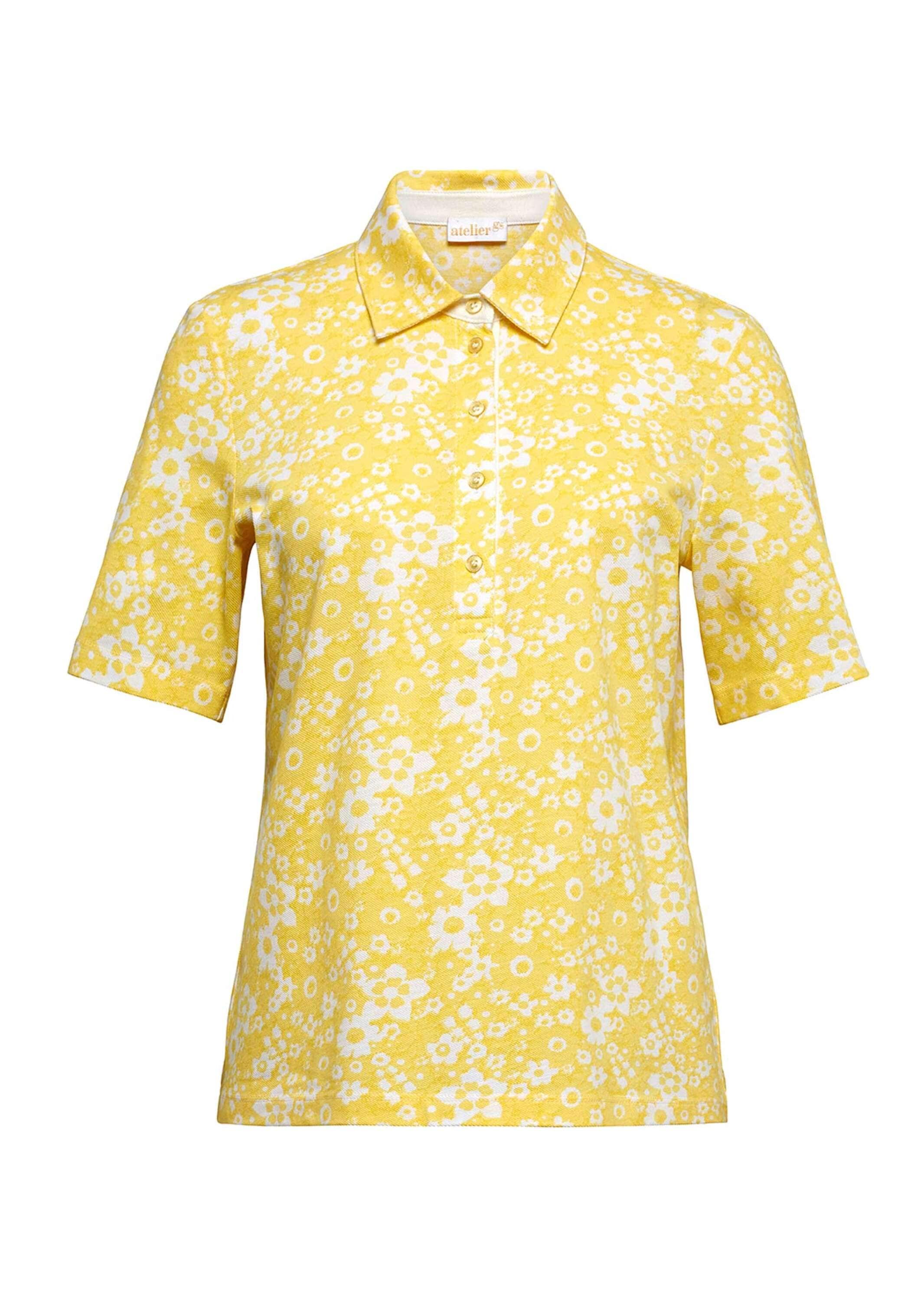 GOLDNER Poloshirt "Pikee-Druckpoloshirt" Ohne günstig online kaufen