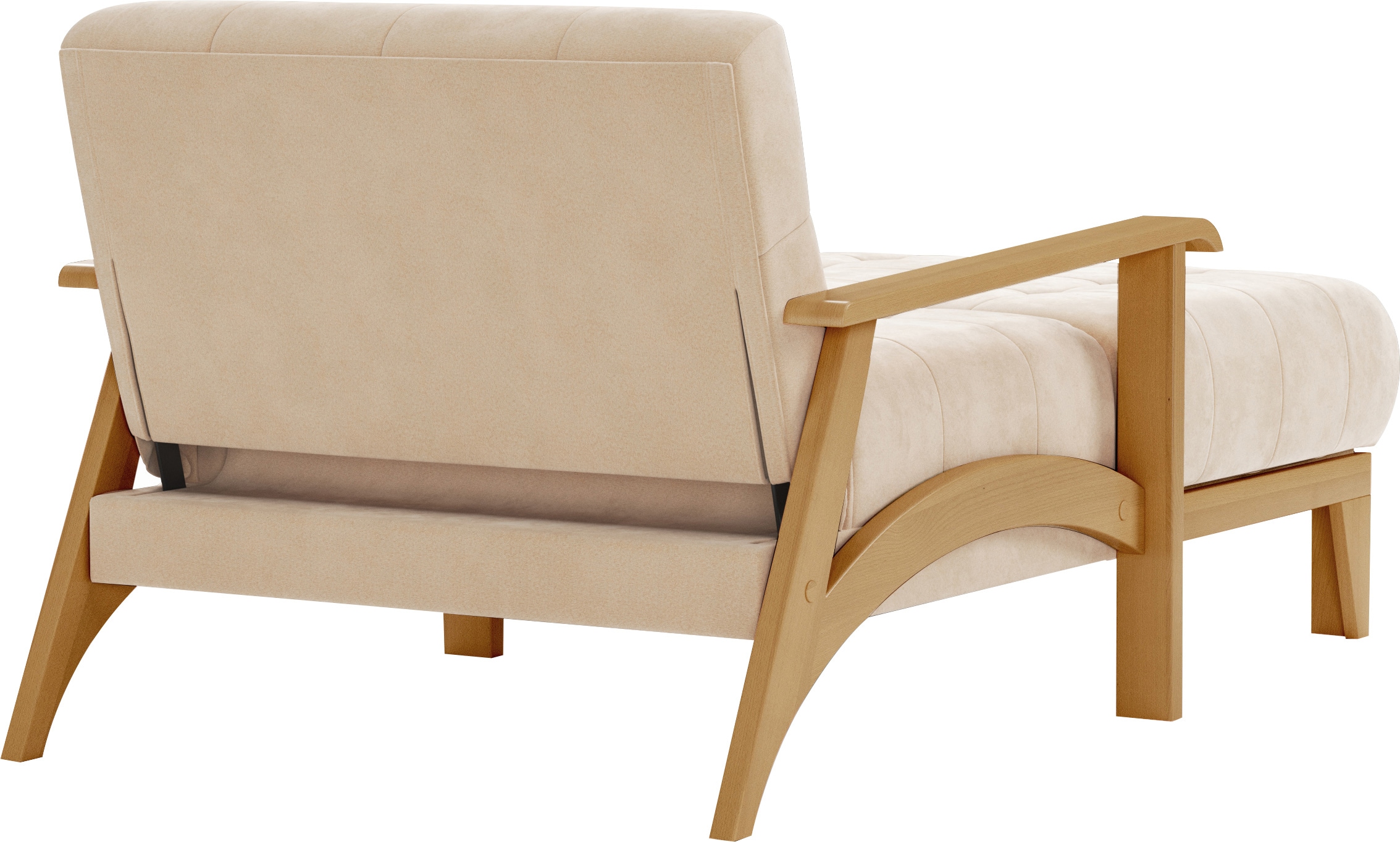 sit&more Recamiere »Billund«, Armlehnen aus eichefarbigem Buchenholz, verschiedene Bezüge und Farben
