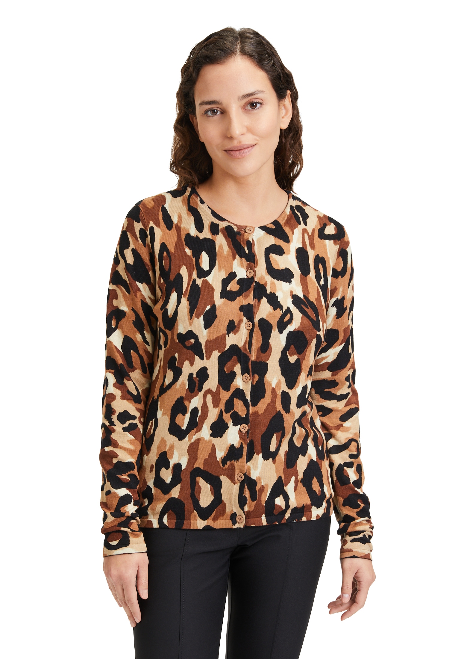 Betty Barclay Strickjacke "Betty Barclay Feinstrickjacke mit Print", Druck günstig online kaufen