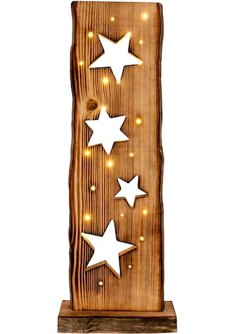 näve LED Gartenleuchte »LED-Holz-Weihnachtsleuchte Sternemotiv, Weihnachtsdeko... kaufen