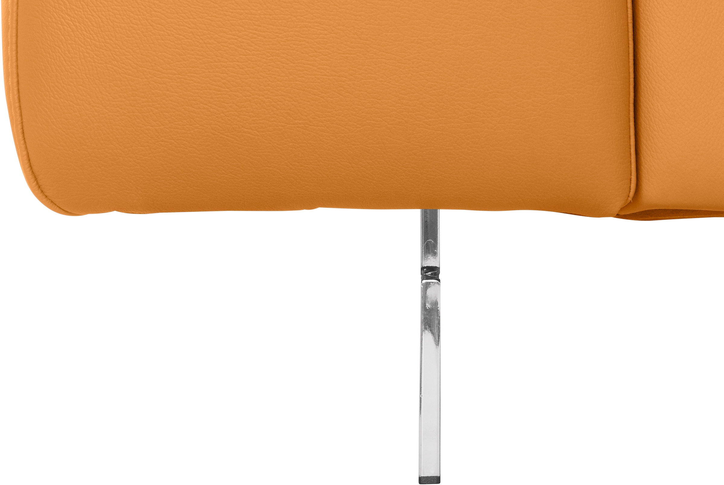 COTTA 3-Sitzer »Chef«, Big-Sofa mit Kopfteilverstellung, edle Metallkufen