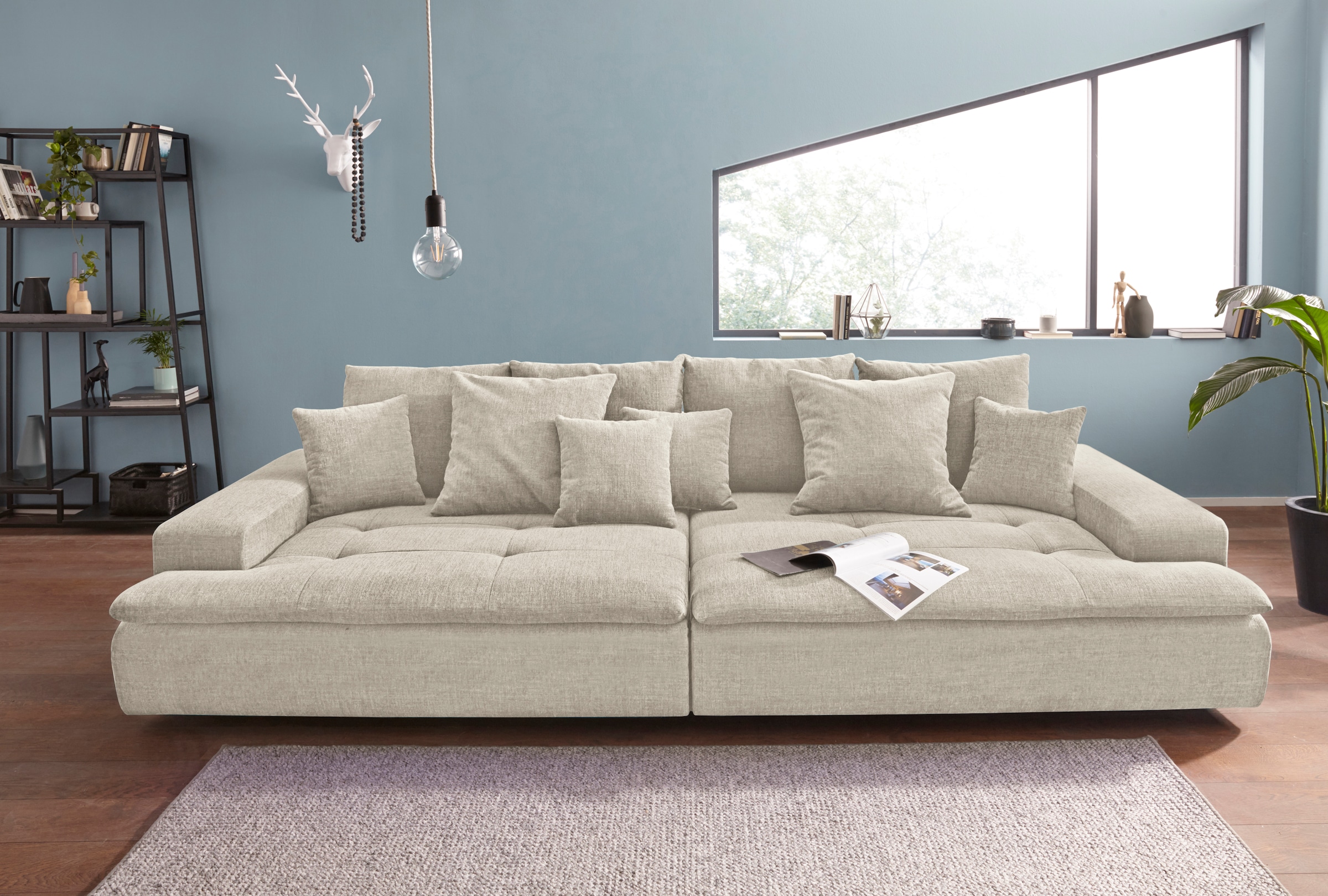 INOSIGN Big-Sofa "Haiti", wahlweise mit Kaltschaum (140kg Belastung/Sitz) und AquaClean-Stoff