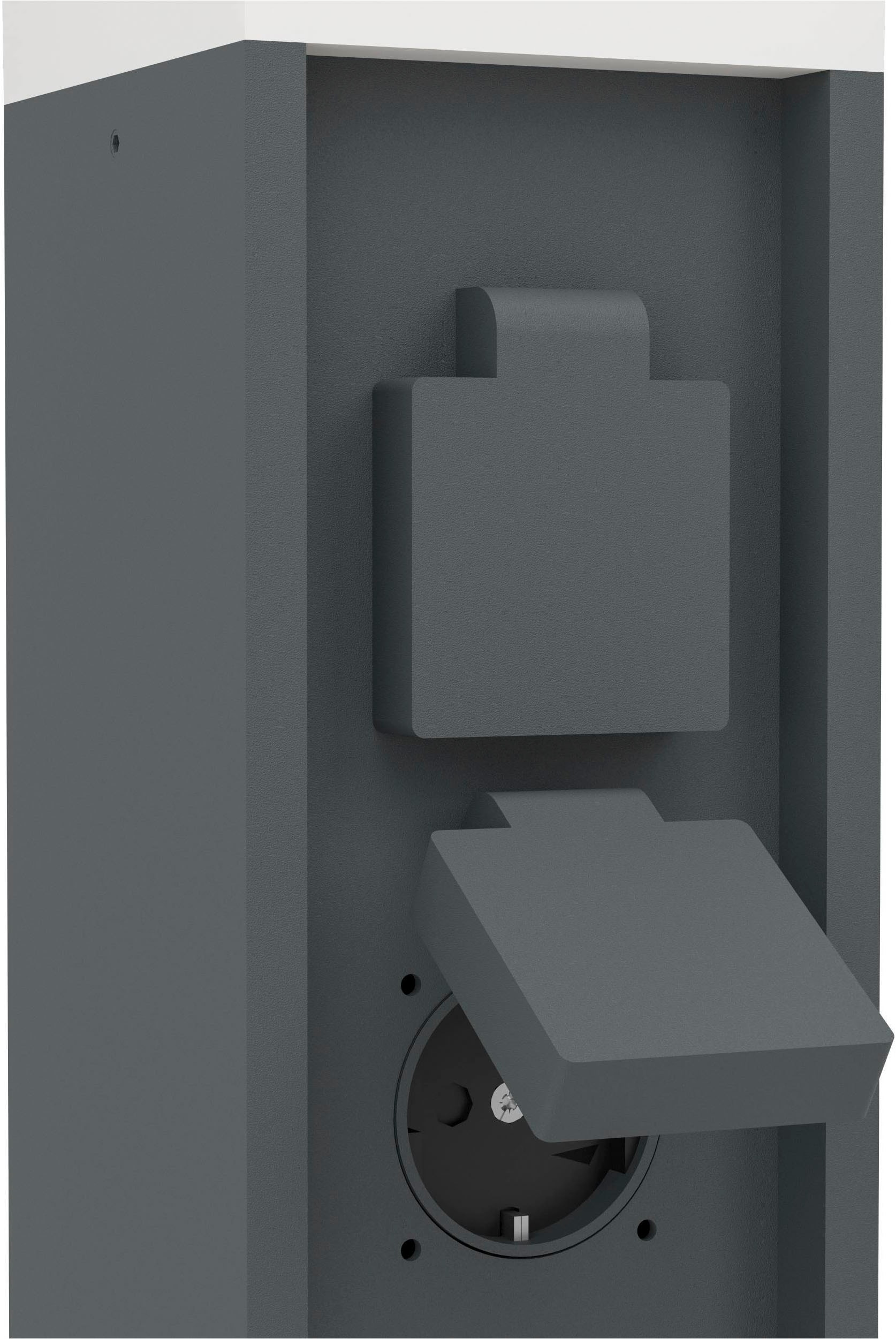 EGLO Gartensteckdose »Park 5 Außenlampe, Gartensteckdose, Stromverteiler außen, IP54, Lampe« 1 Stk. tlg.