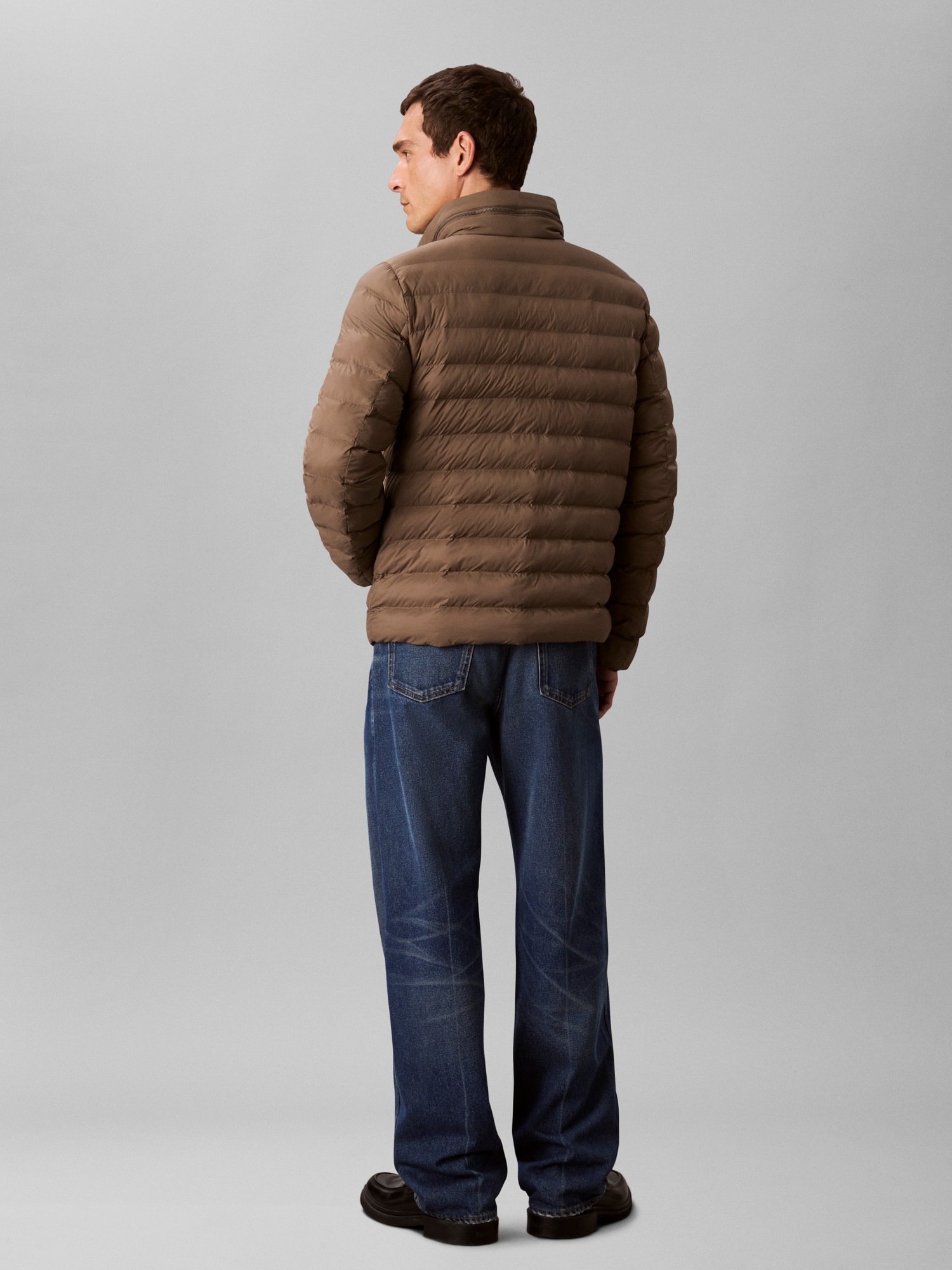 Calvin Klein Jeans Steppjacke »LS NYLN MD WT HDD F«, mit Kapuze, mit Kapuze im Kragen