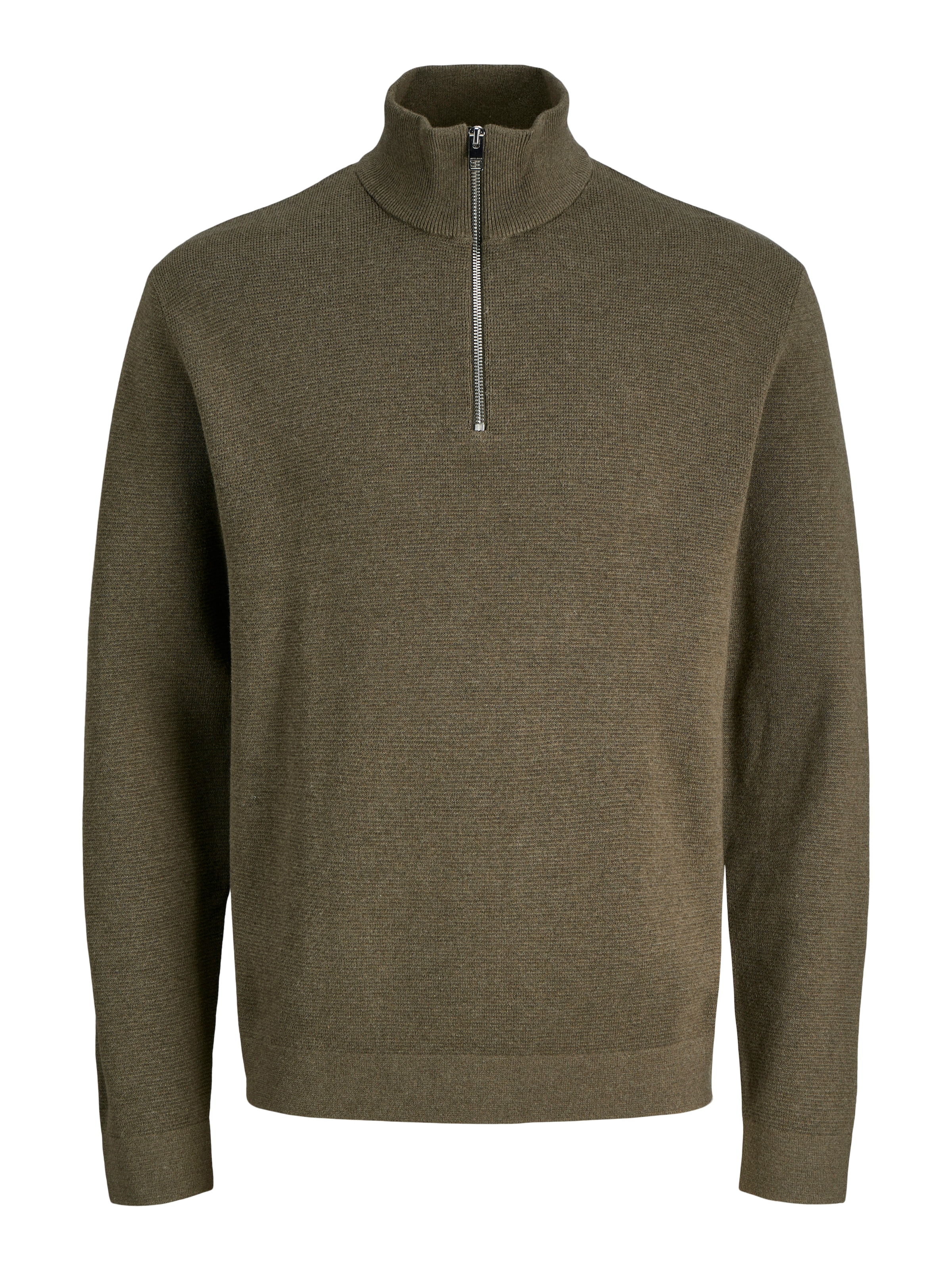 Jack & Jones »JPRBLAMILANO STITCH KNIT HALF ZIP SN« Baumwolle, relaxed fit