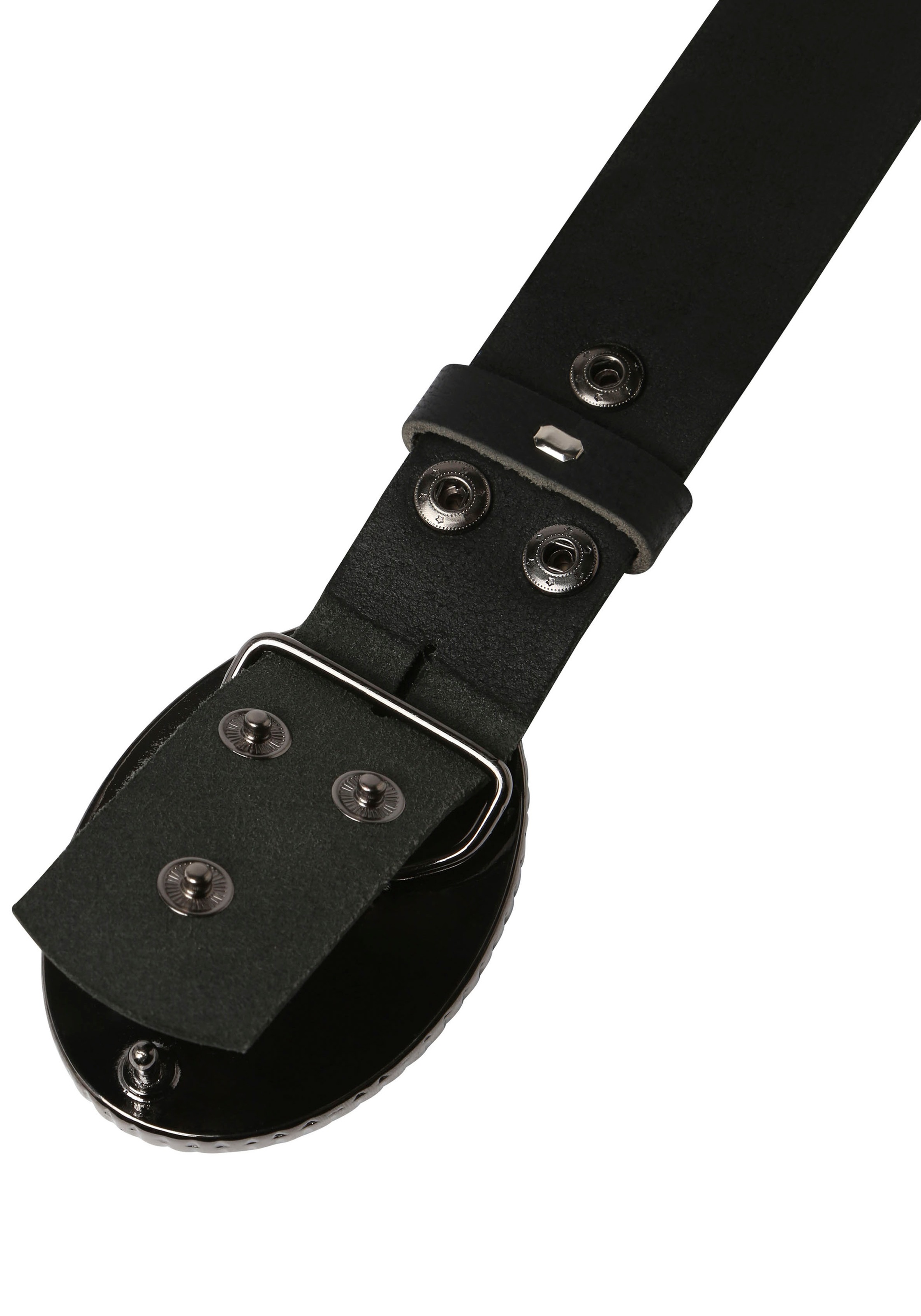 Ledergürtel RETTUNGSRING GÜRTEL, Damen, Gr. 95, schwarz, Leder, unifarben, Gürtel Ledergürtel, mit austauschbarer Schließe »Sylt Schwarz« 2