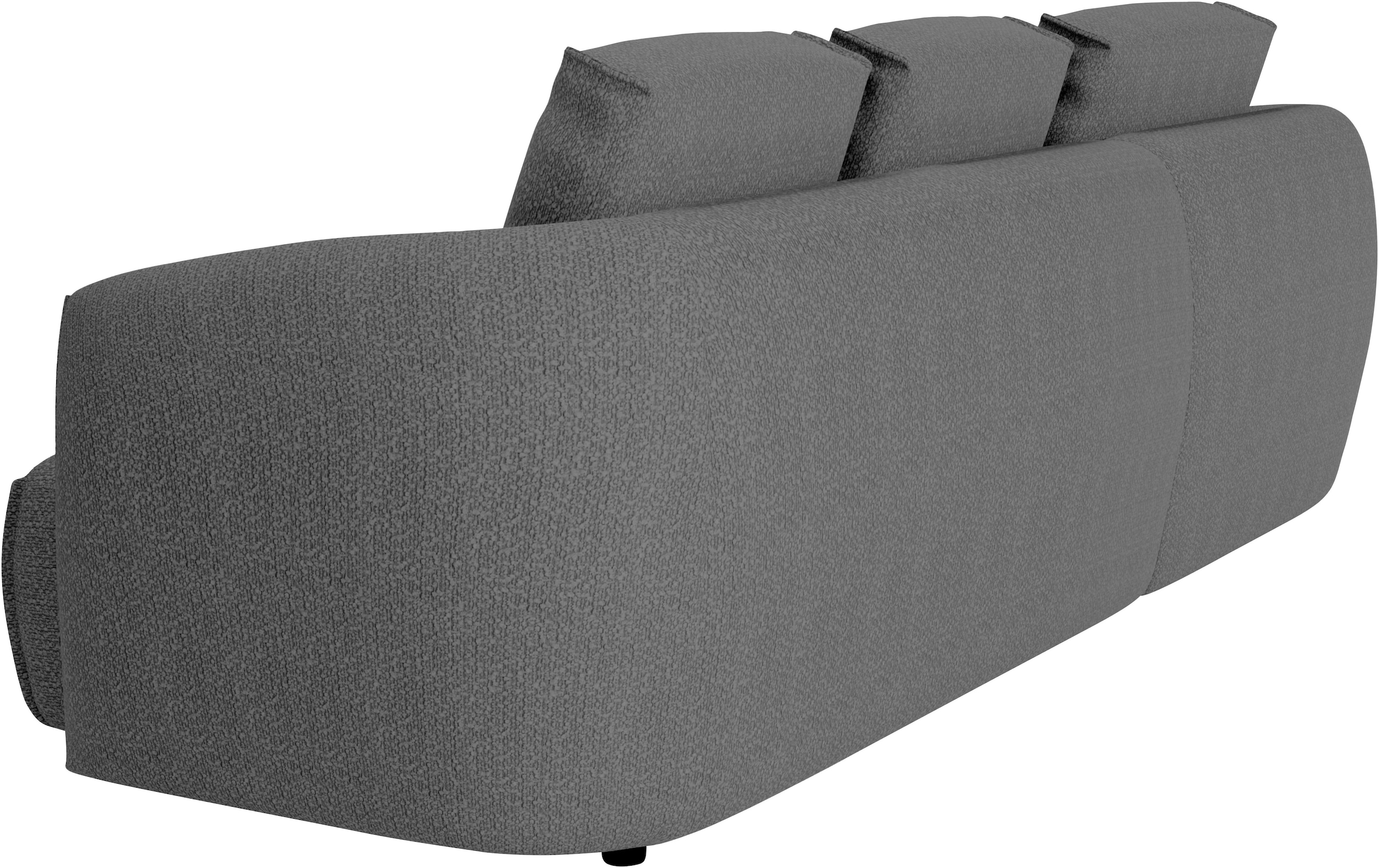 Guido Maria Kretschmer Home&Living Ecksofa »Shawn Designsofa mit elegant geschwungen Armlehnen, L-Form«, bequem, organischer Form, mit hochwertigem Bezug