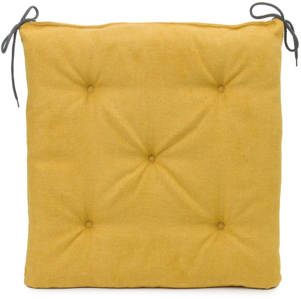 Gözze Sitzauflage "Darco Uni" 1 Stück, Maße: 40 x 40 x 4 cm, mit Füllung, m günstig online kaufen