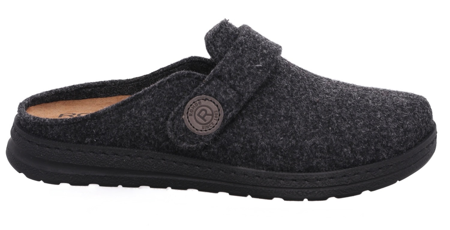 Rohde Pantoffel "ASIAGO" Hausschuh, Pantoffel, Wohlfühlschuh mit Klettversc günstig online kaufen