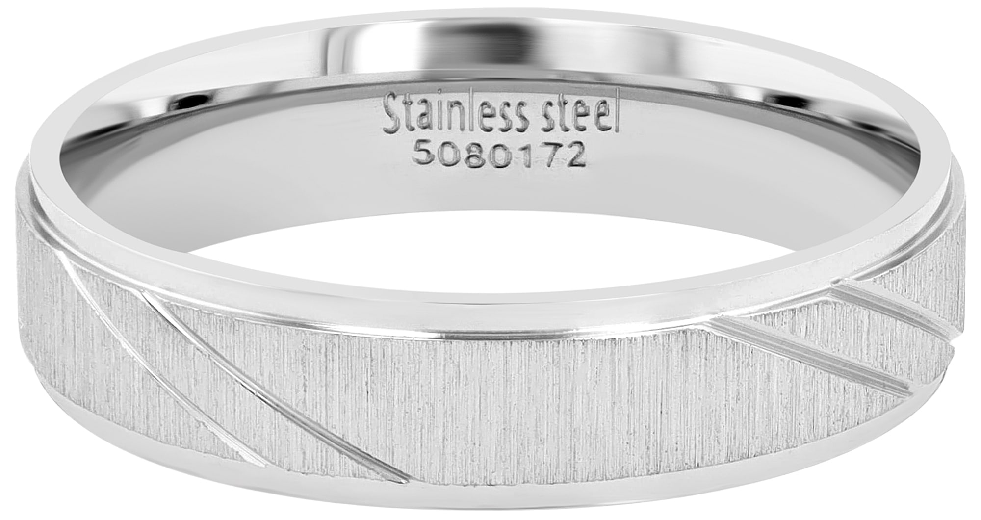 Adelia´s Fingerring »Herren Ring aus Edelstahl«