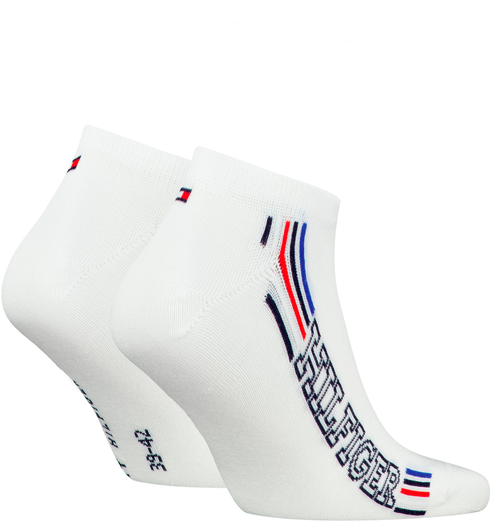 Tommy Hilfiger Sneakersocken, (2 Paar), BAUR mit online Logoschriftzug seitlichem | bestellen