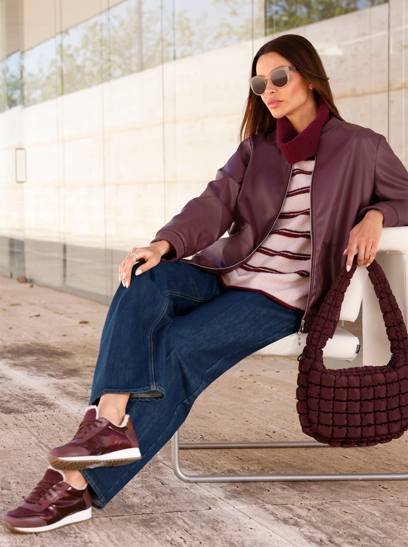 heine Lederimitatjacke