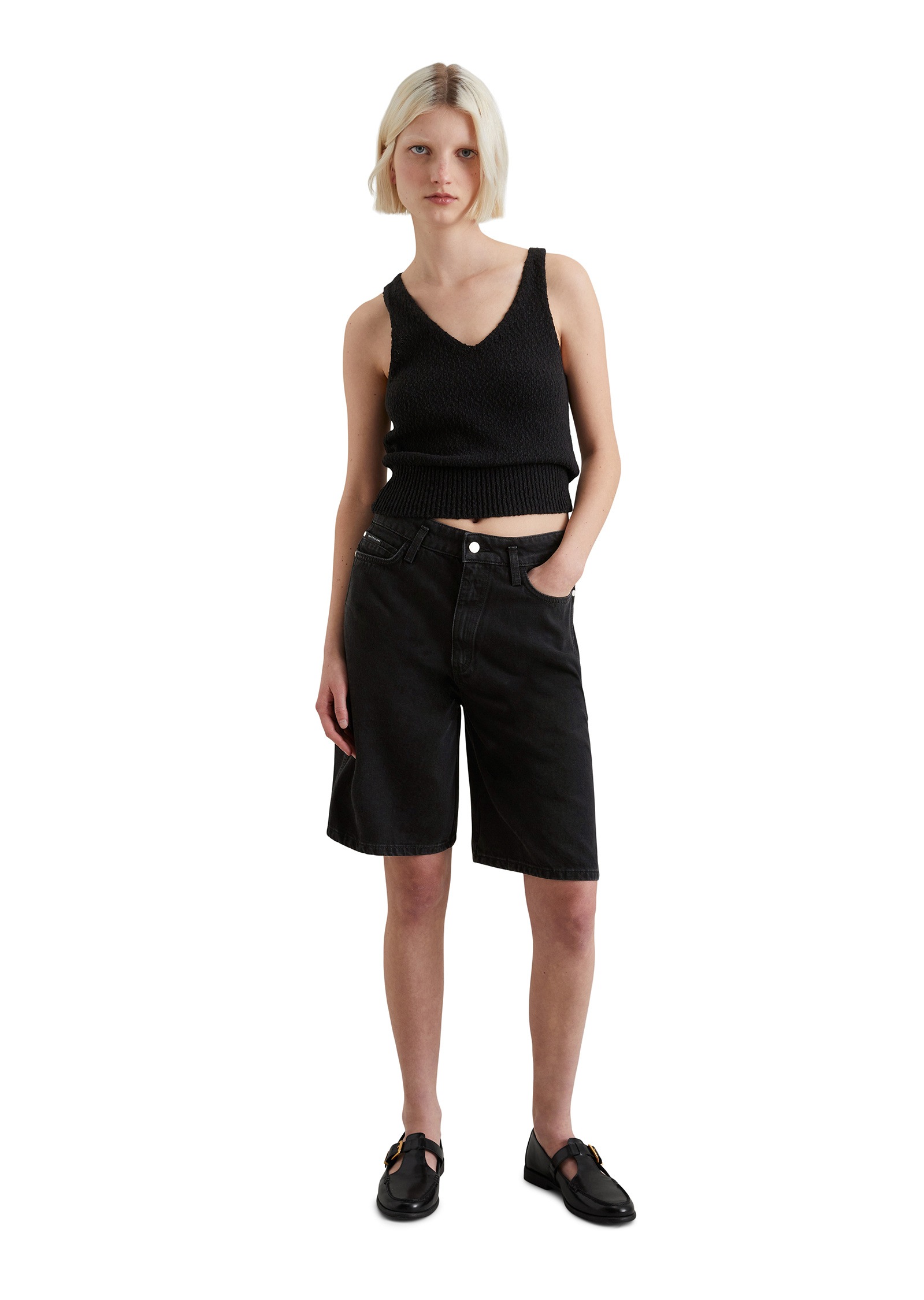Marc O'Polo DENIM V-Ausschnitt-Pullover »aus Cotton-Slub-Garn«