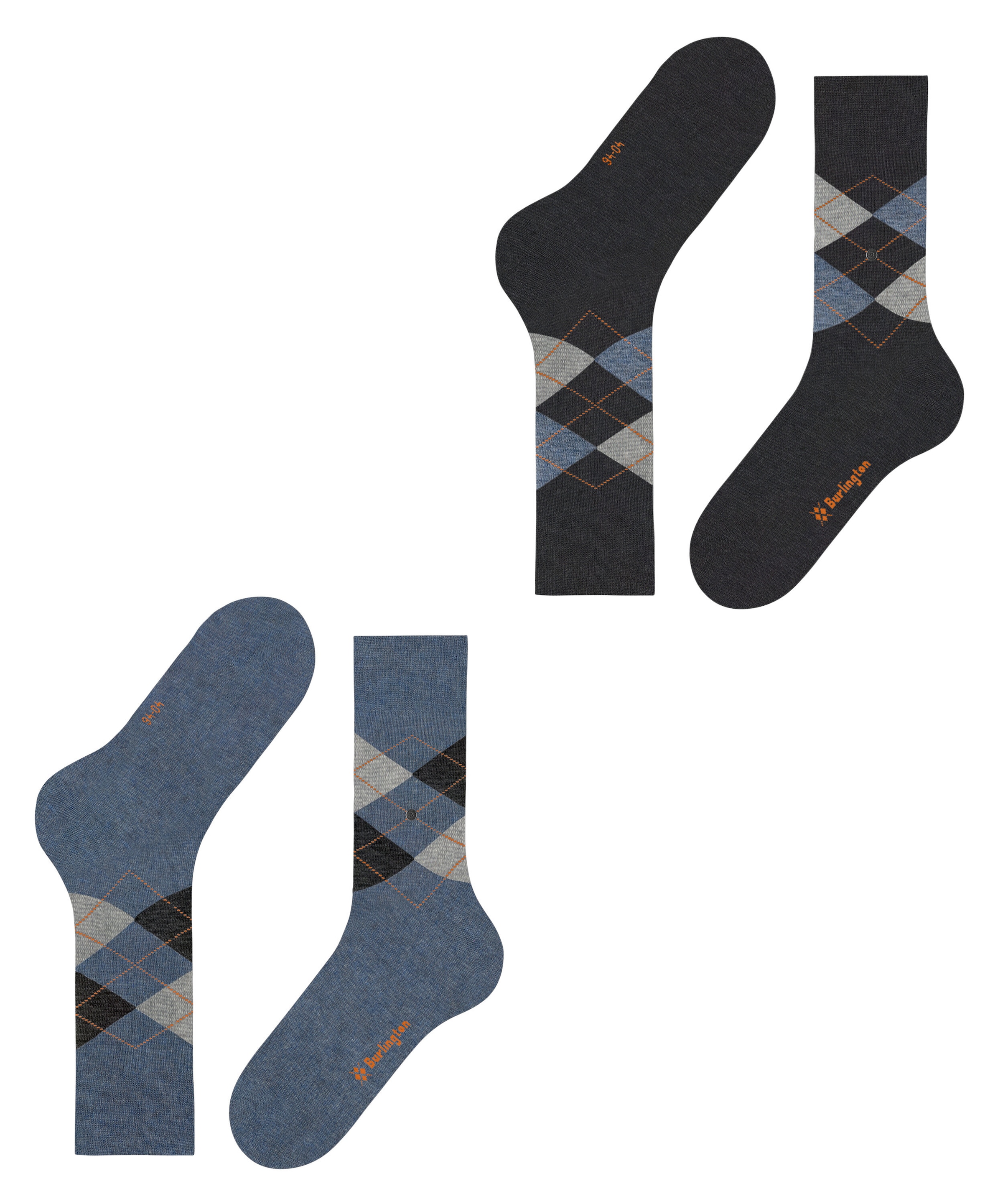 Burlington Socken »Everyday Argyle« 2 Paar,  atmungsaktiv