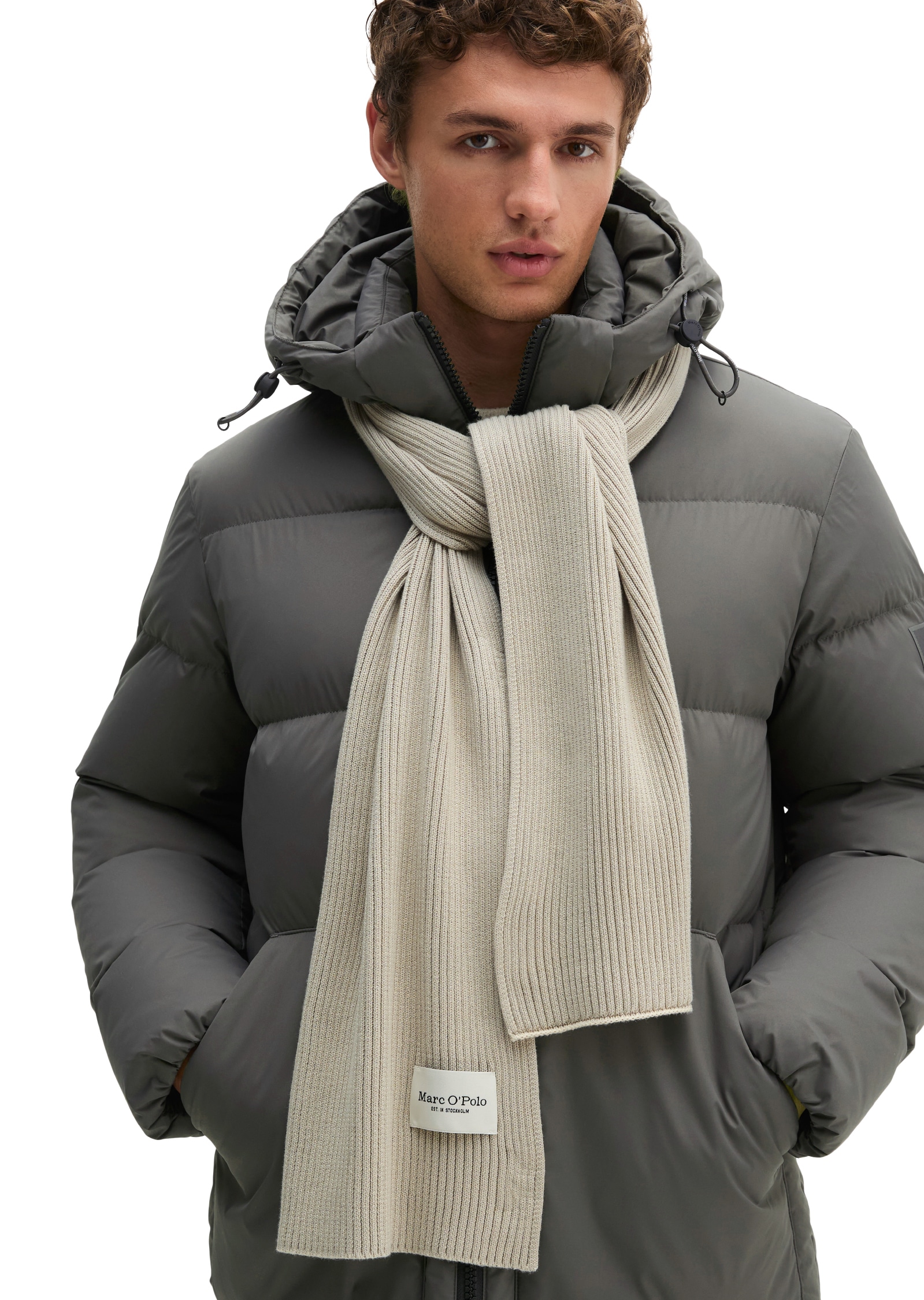 Marc OPolo Strickschal "aus reiner Bio-Baumwolle"