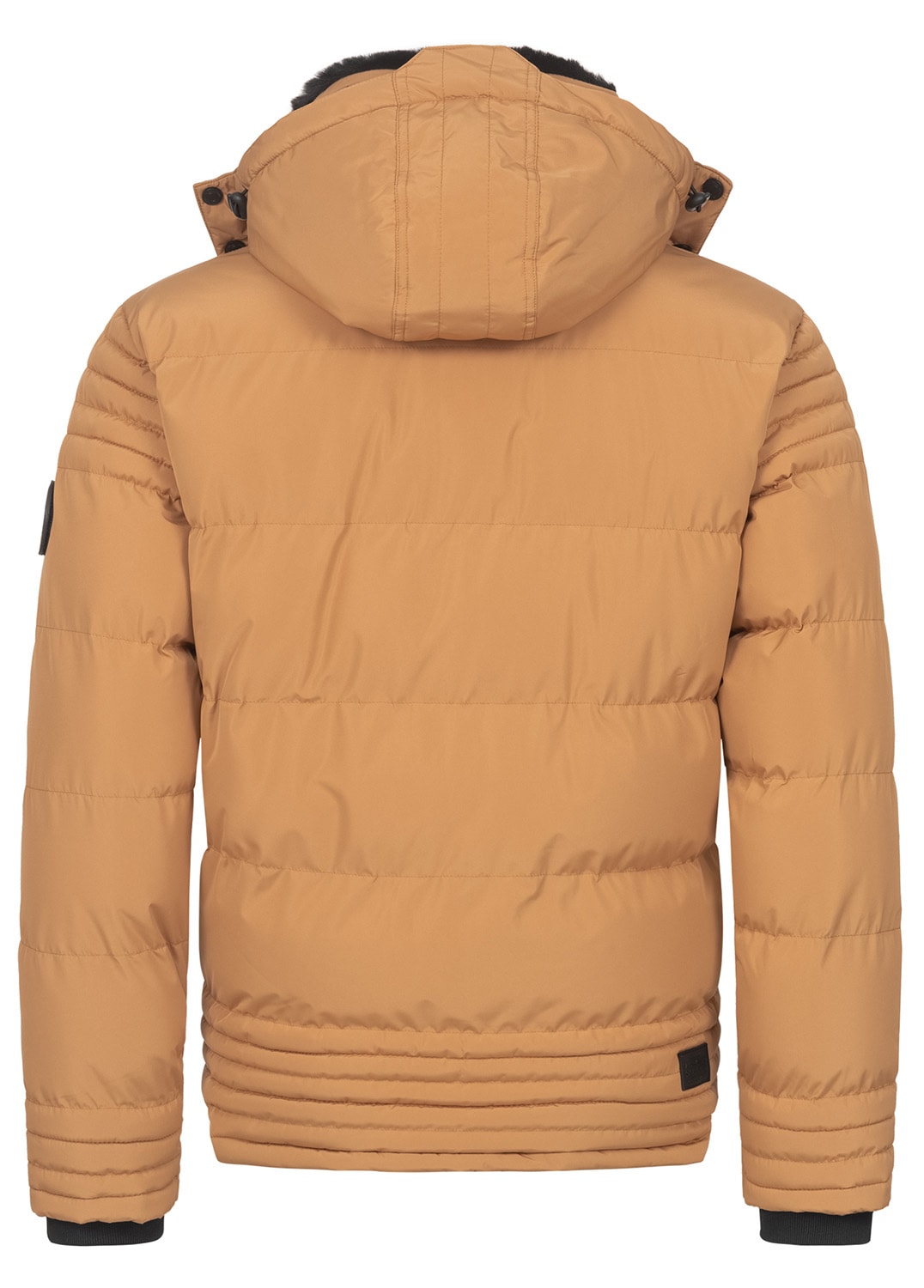 Alessandro Salvarini Winterjacke »ASFabiano«, mit warmem Teddyfell und abnehmbarer Kapuze