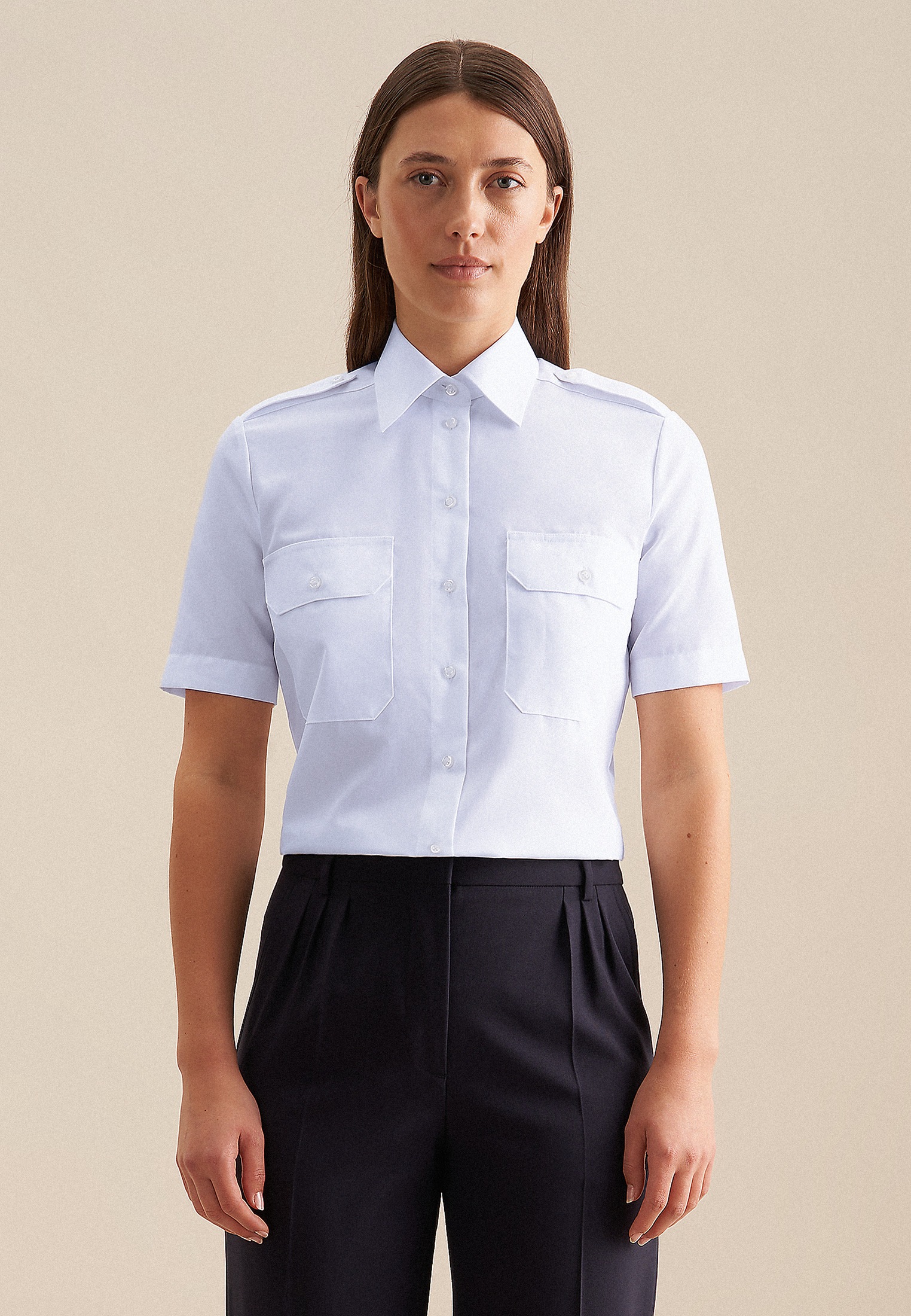 seidensticker Hemdbluse, Uni günstig online kaufen