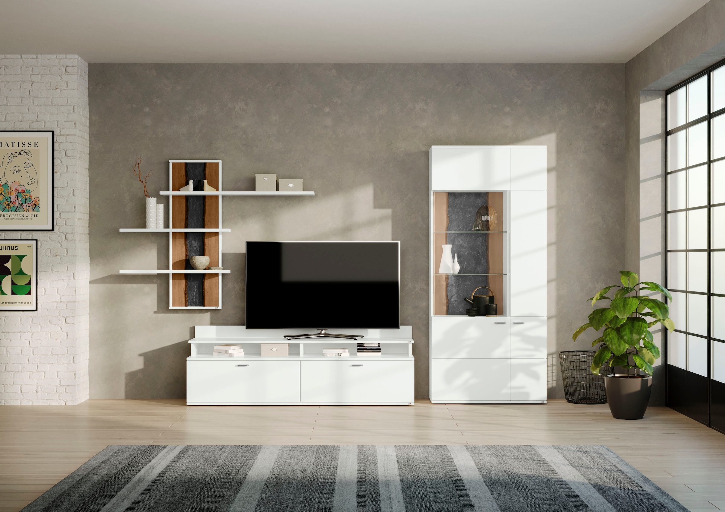 set one by Musterring Wohnwand "TACOMA" Set, 4 Stk. tlg. günstig online kaufen