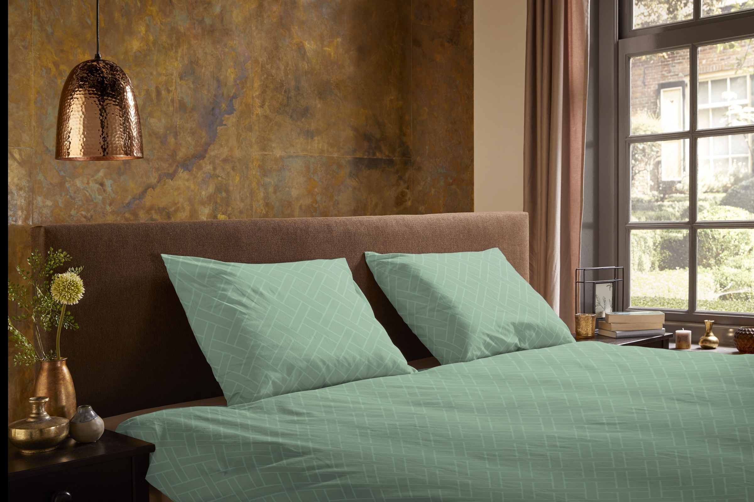 PURE luxury collection Wendebettwäsche »Rotterdam« 2 Mikrofaser, Pflegeleicht, Reißverschluss, Wende, 3D, uni muster, weich