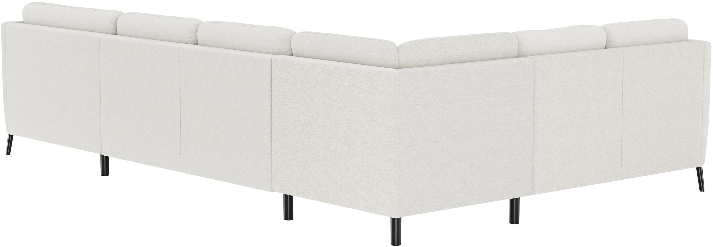 SIT & MORE Soul U-Shape Sectional Sofa White 3