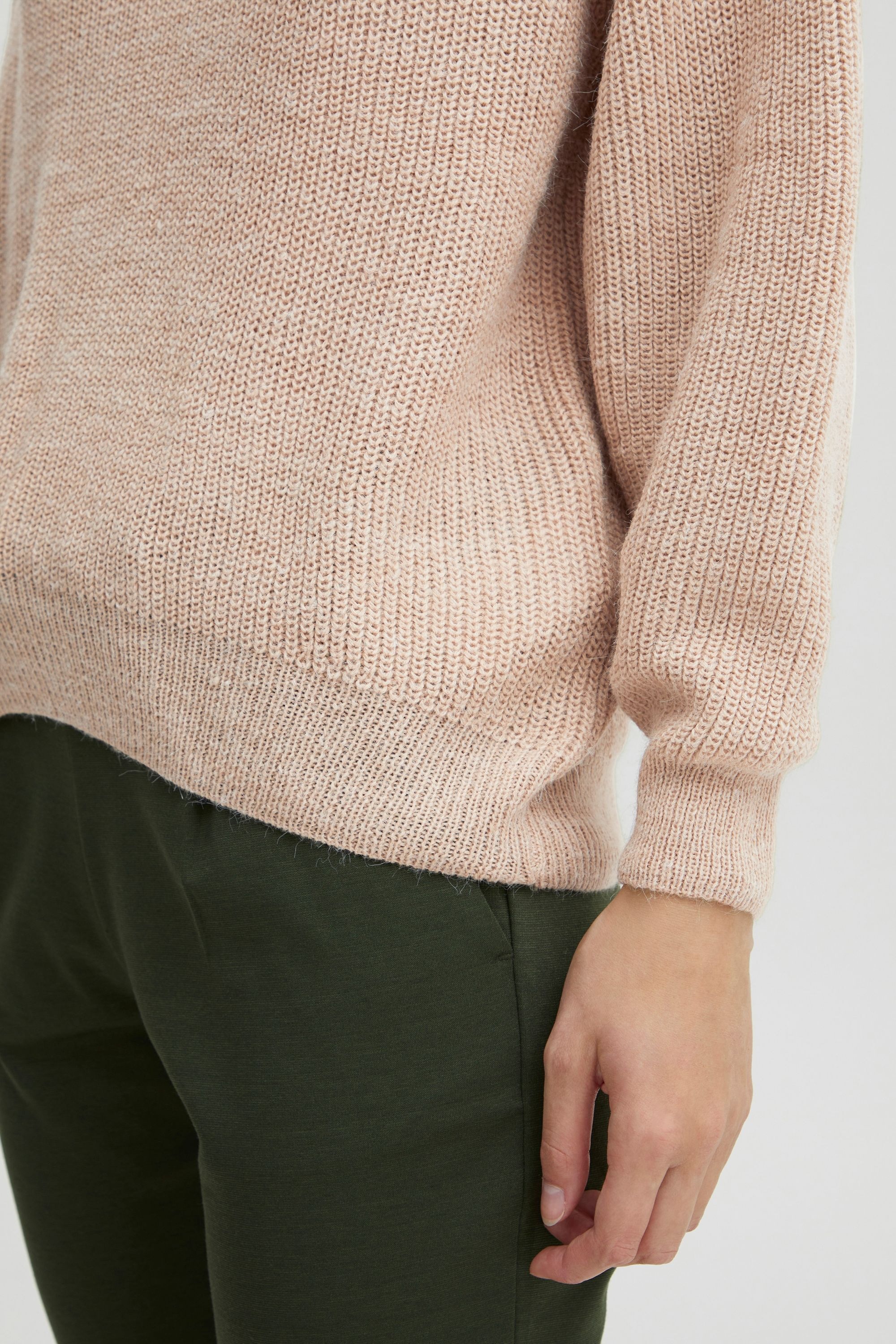 Ichi Strickfleece-Pullover »Strickpullover IHNovo«